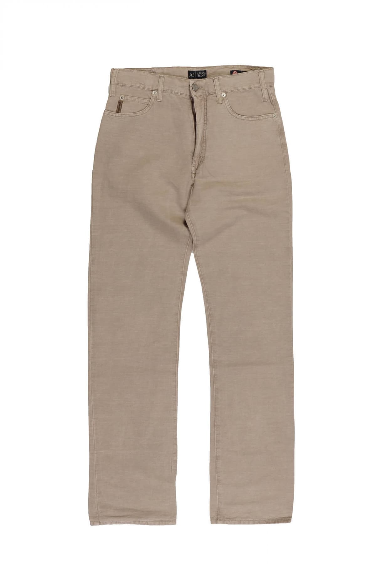 ARMANI JEANS ΠΑΝΤΕΛΟΝΙ J31 5ΤΣΕΠΟ LINEN INSIDE ΚΑΦΕ-ΓΚΡΙ