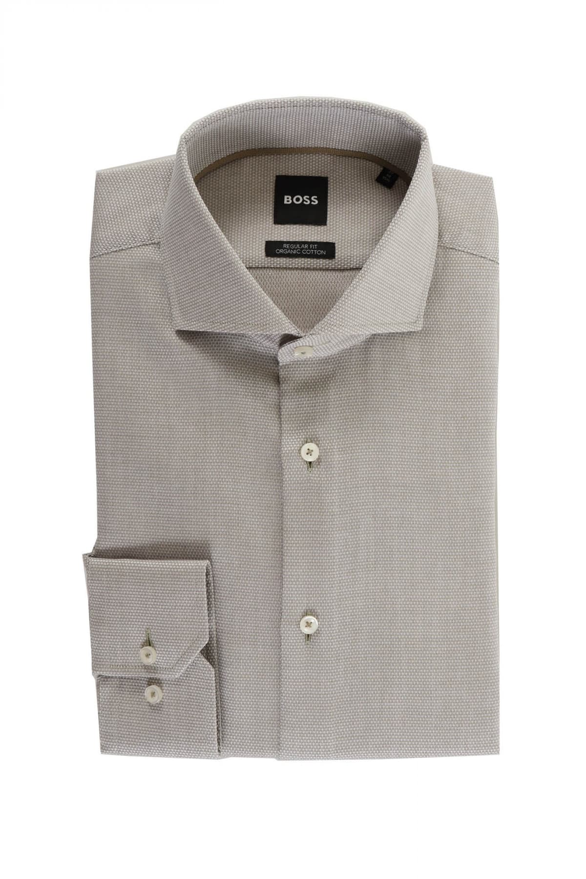 Men's Shirts Boss Khaki