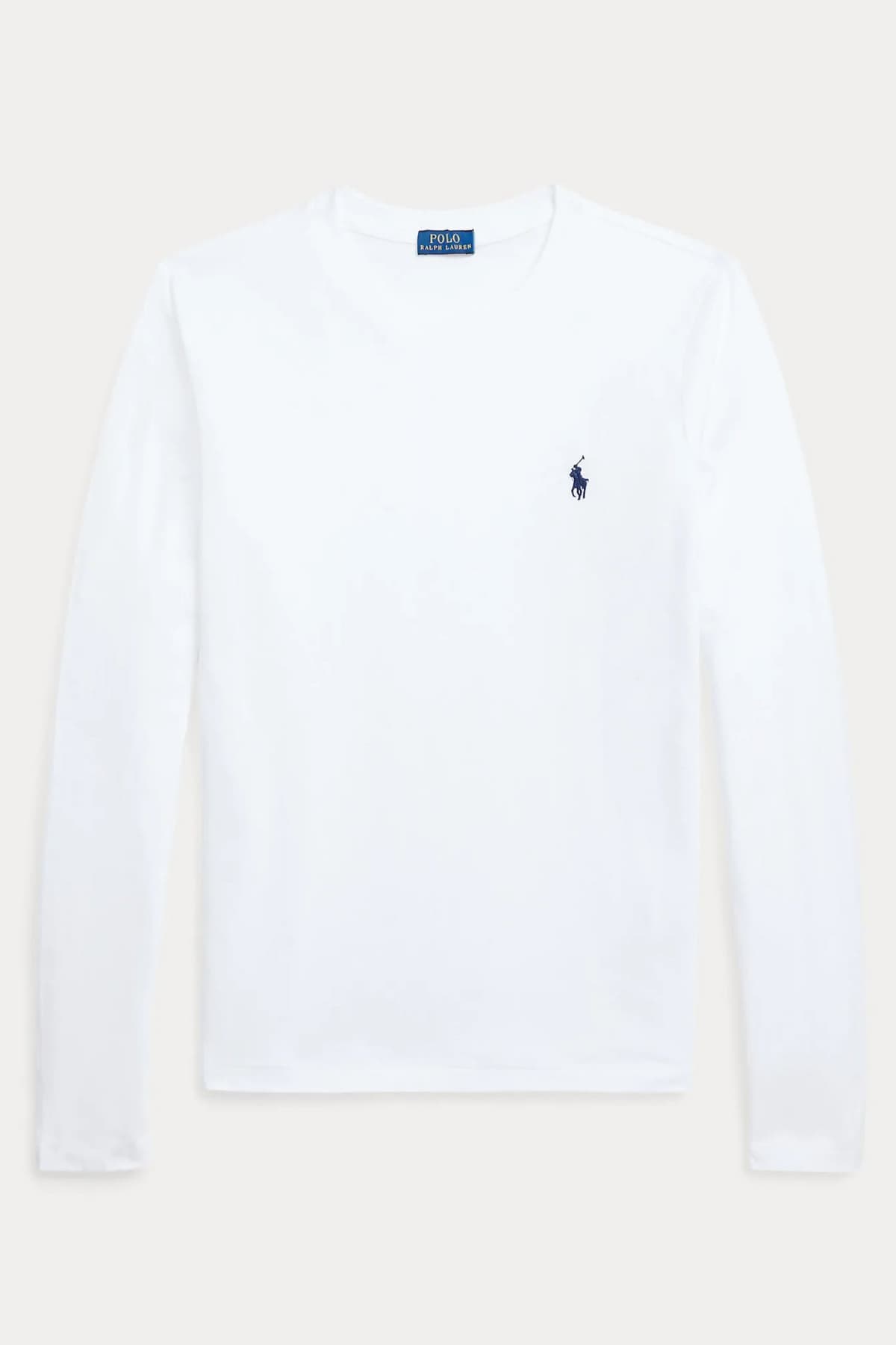 RALPH LAUREN T-SHIRT LSL BSR ΛΕΥΚΟ