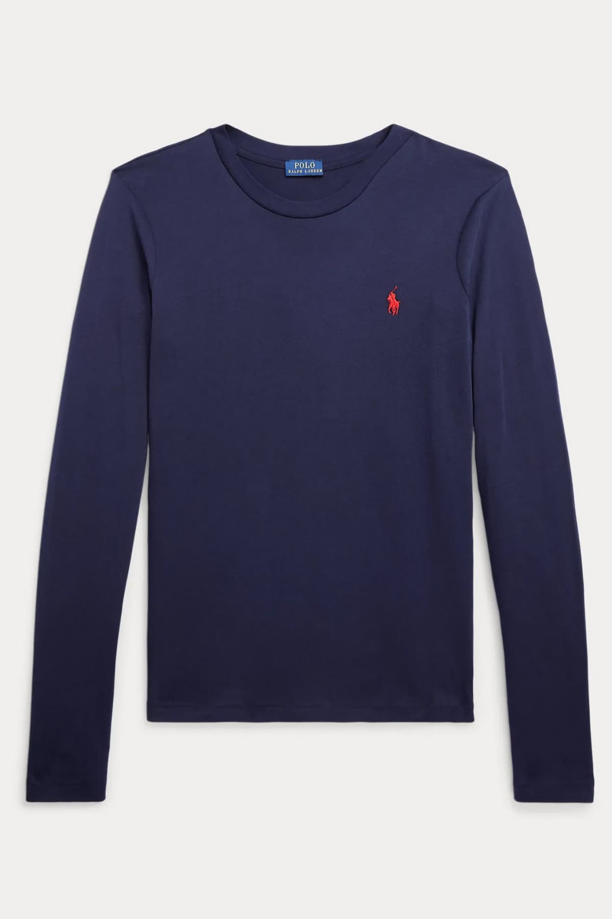 RALPH LAUREN T-SHIRT LSL BSR NAVY ΜΠΛΕ