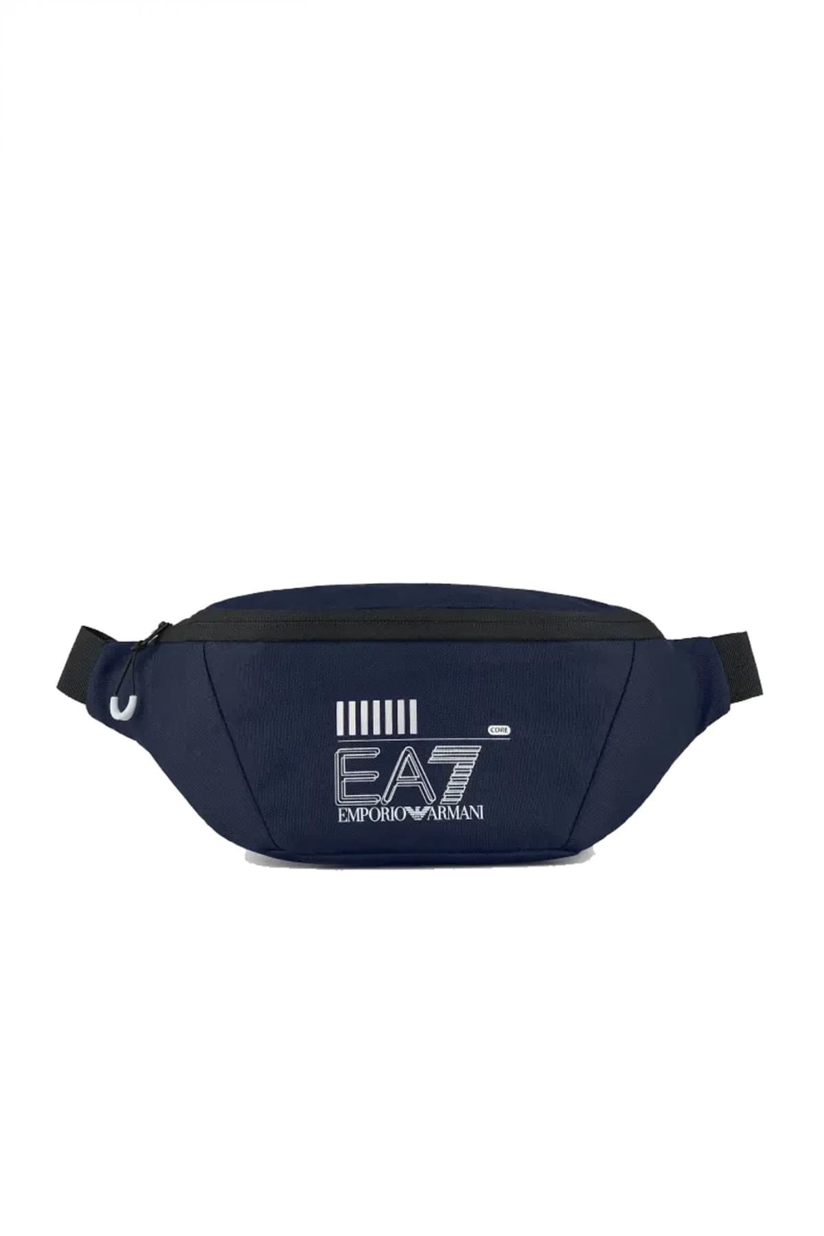 ARMANI 7 ΤΣΑΝΤΑΚΙ ΜΕΣΗΣ LOGO ΜΠΛΕ-ΛΕΥΚΟ