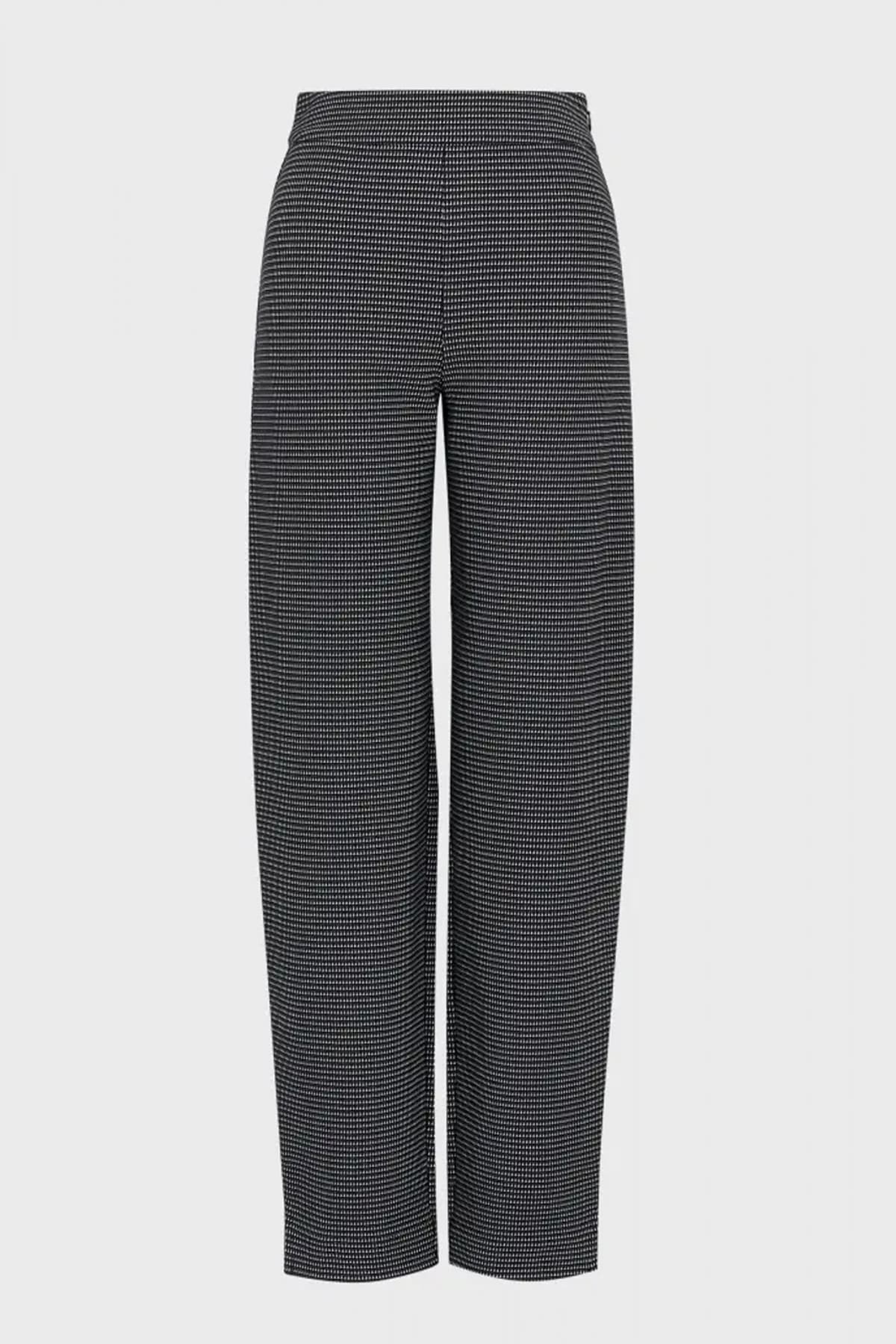 EMPORIO ARMANI ΠΑΝΤΕΛΟΝΑ ΨΗΛΟΜΕΣΗ ΜΙΚΡΟΣΧΕΔΙΟ ΜΑΥΡΟ