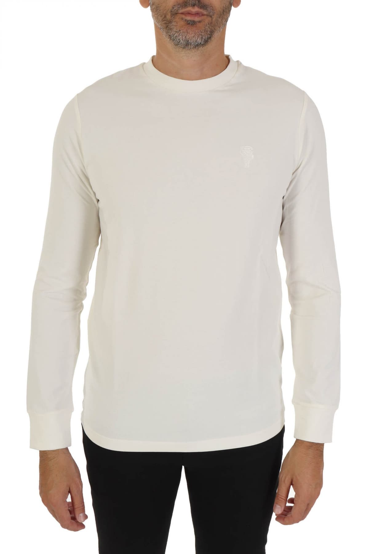 Men's T-Shirts Karl Lagerfeld Ecru