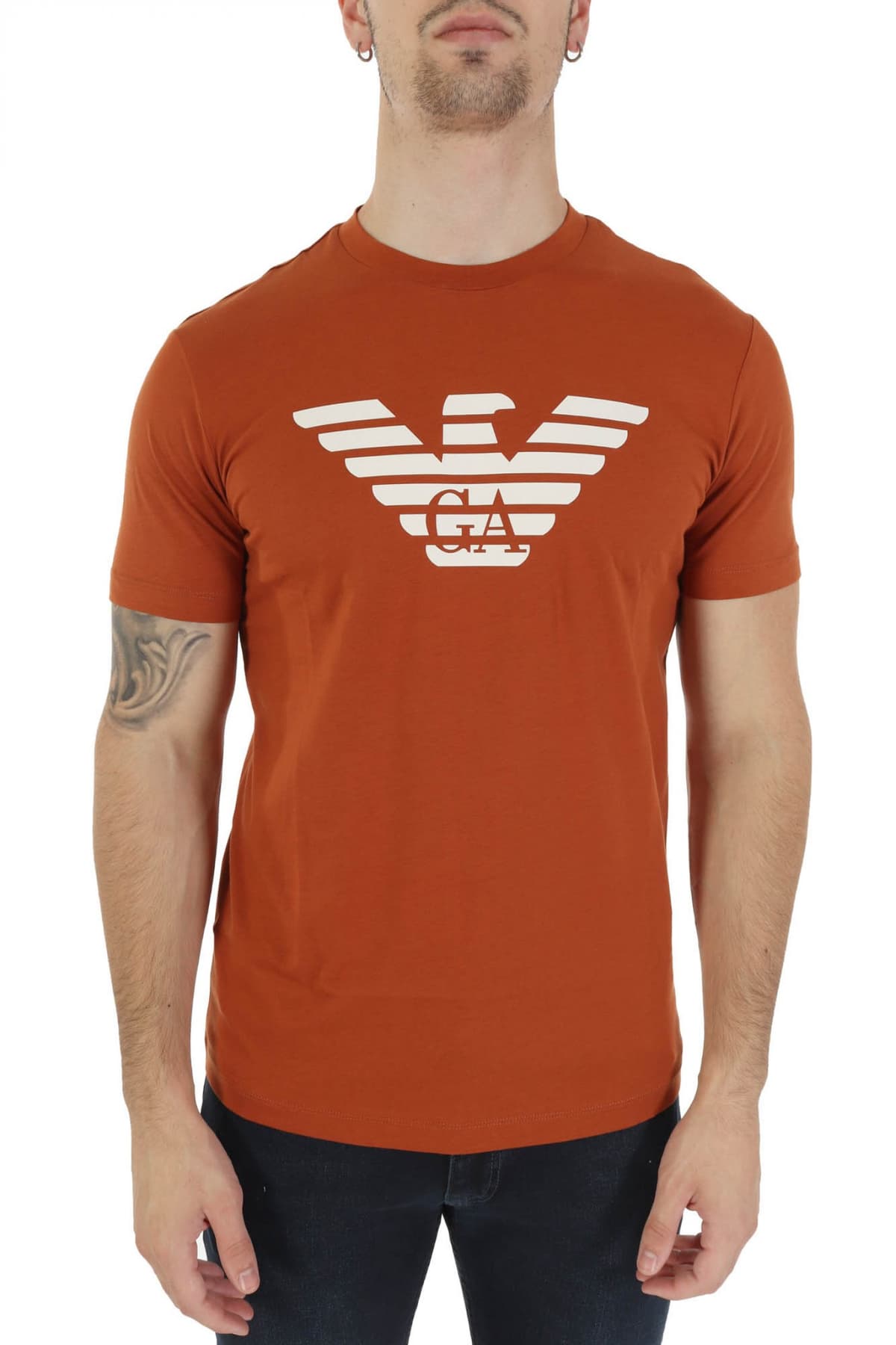 EMPORIO ARMANI T-SHIRT LOGO ΠΕΤΡΟΛ