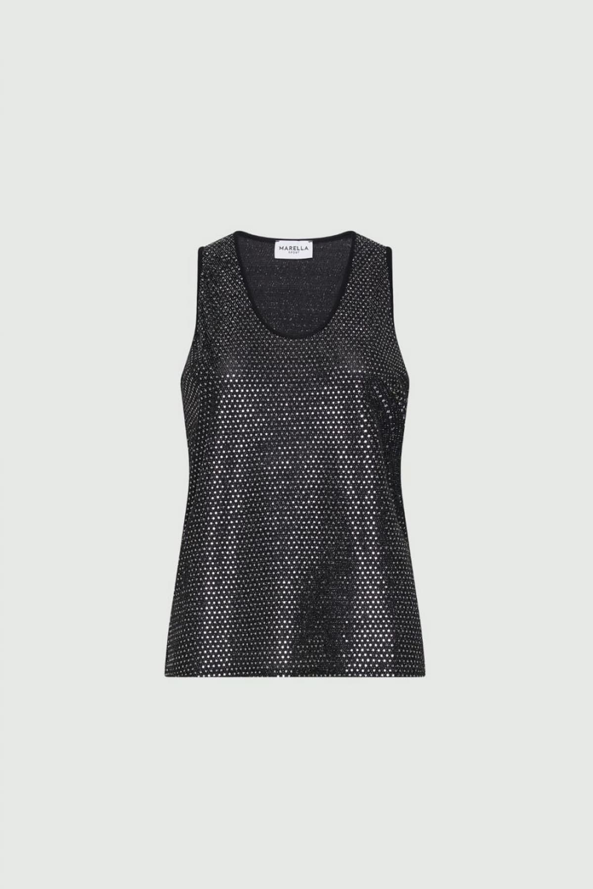 MARELLA SPORT TANK TOP REGAL2 ΣΤΡΑΣ ΜΑΥΡΟ