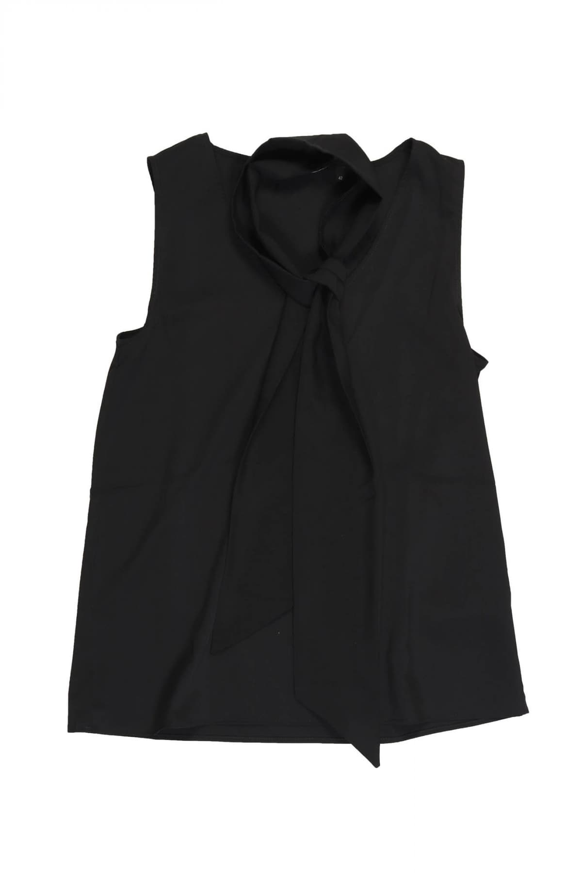 MARELLA EMME TOP BURANO V-NECK ΓΡΑΒΑΤΑ ΜΑΥΡΟ