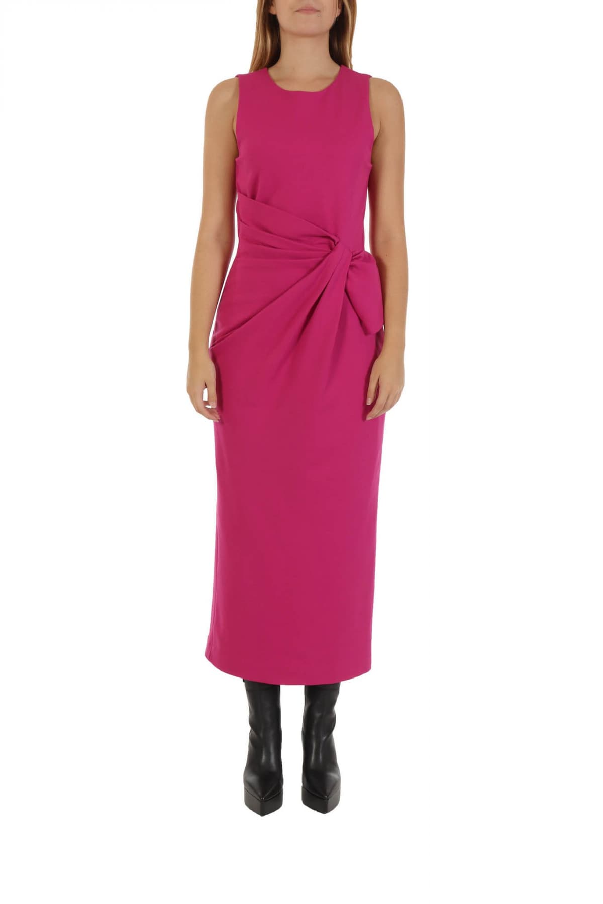 EMPORIO ARMANI ΦΟΡΕΜΑ MIDI PENCIL ΦΟΥΞΙΑ