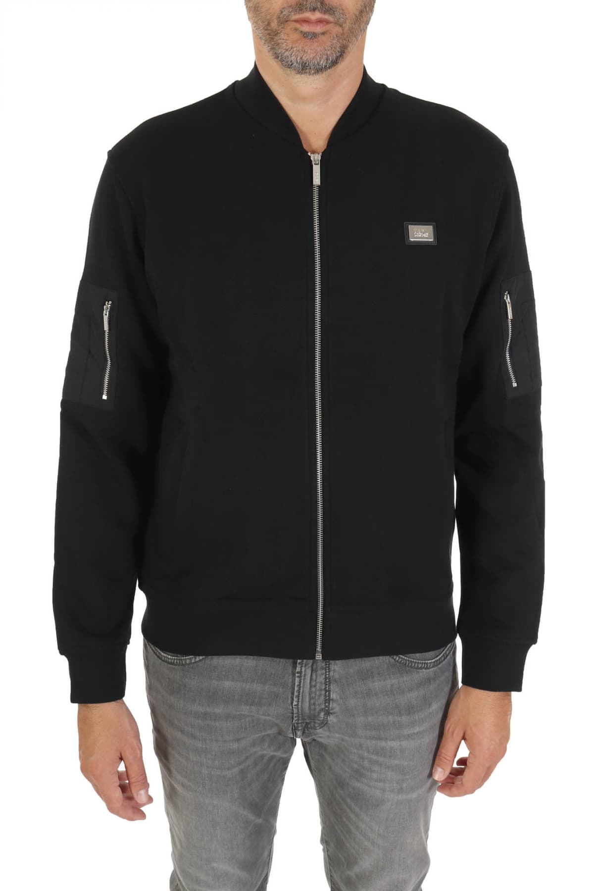 KARL LAGERFELD ΦΟΥΤΕΡ FULLZIP LOGO MAYΡΟ