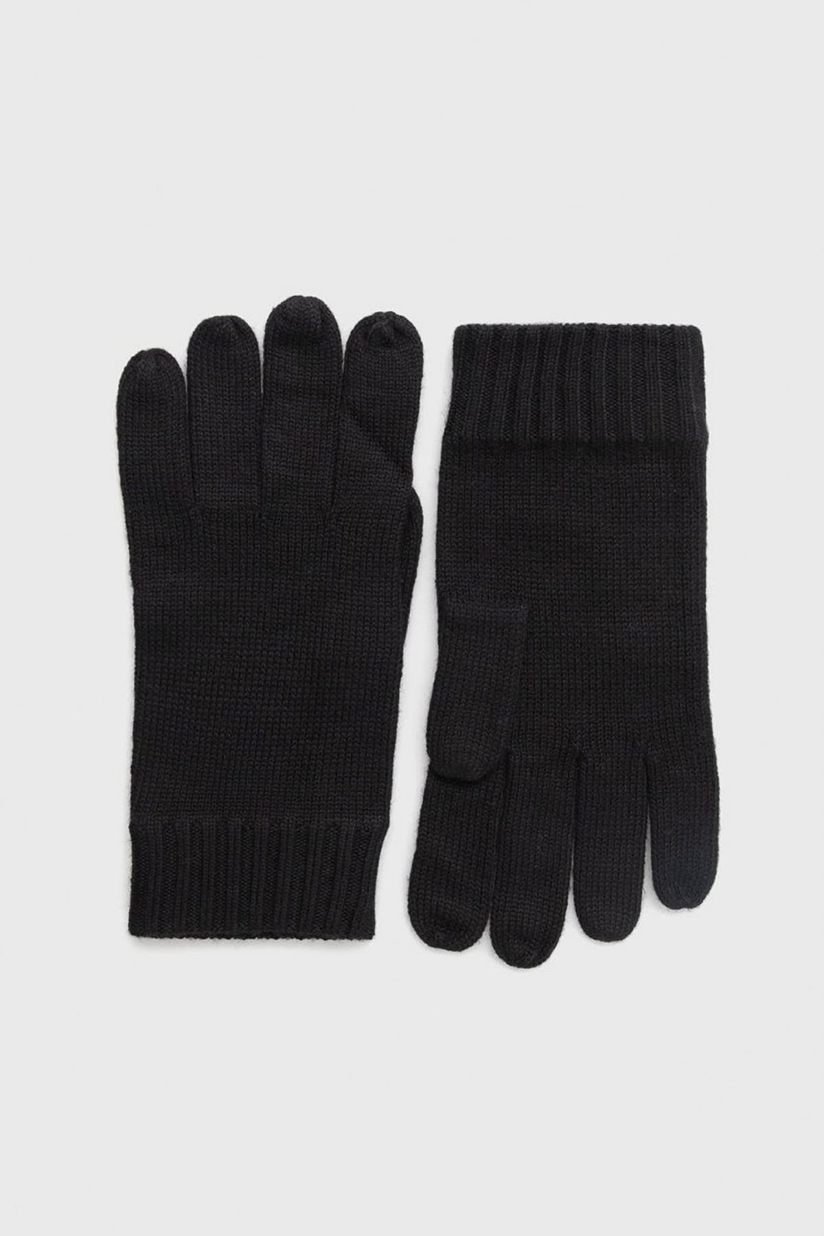 RALPH LAUREN ΓΑΝΤΙΑ ΠΛΕΚΤΑ LOGO ΜΑΥΡΟ