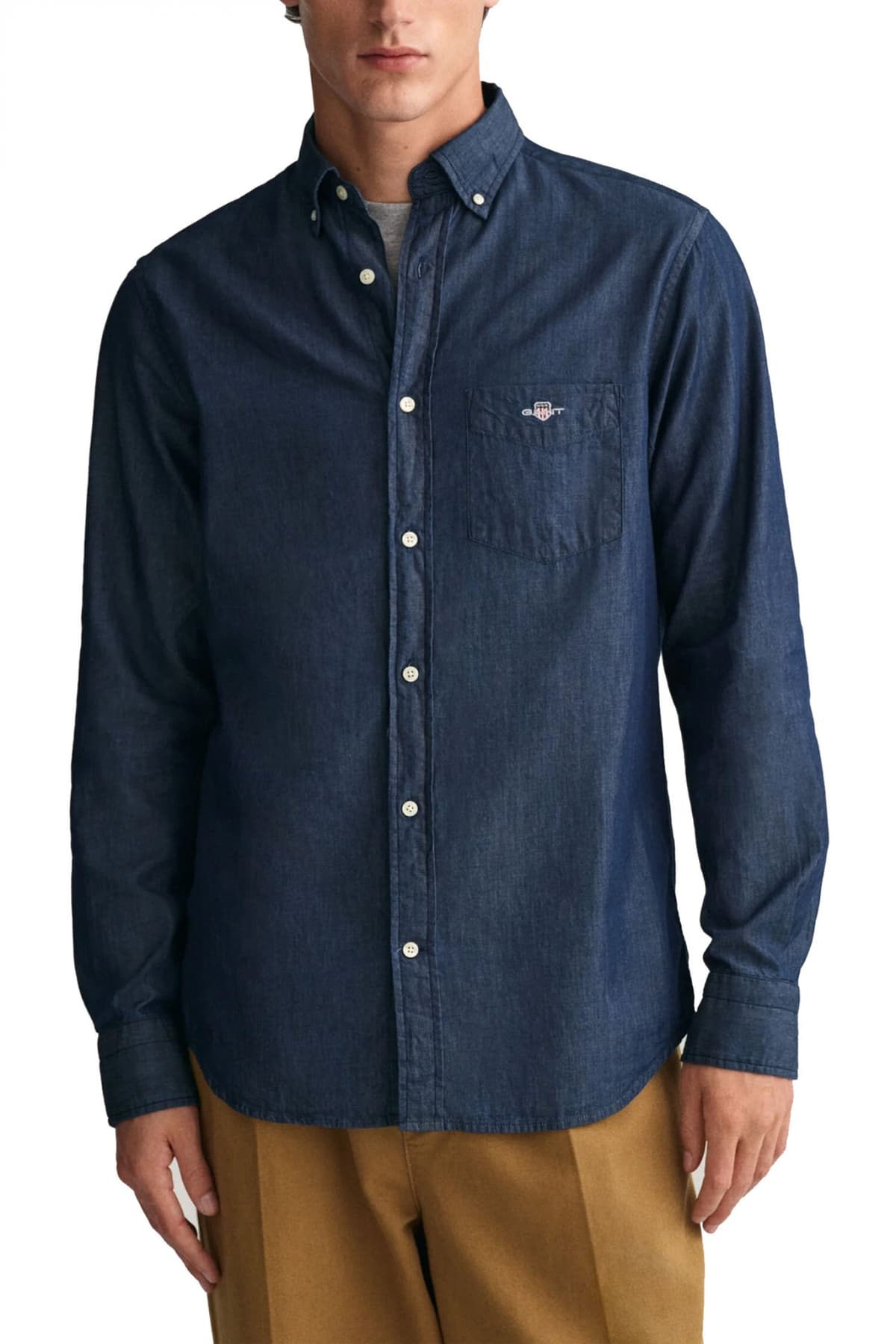Men's Shirts Gant Blue