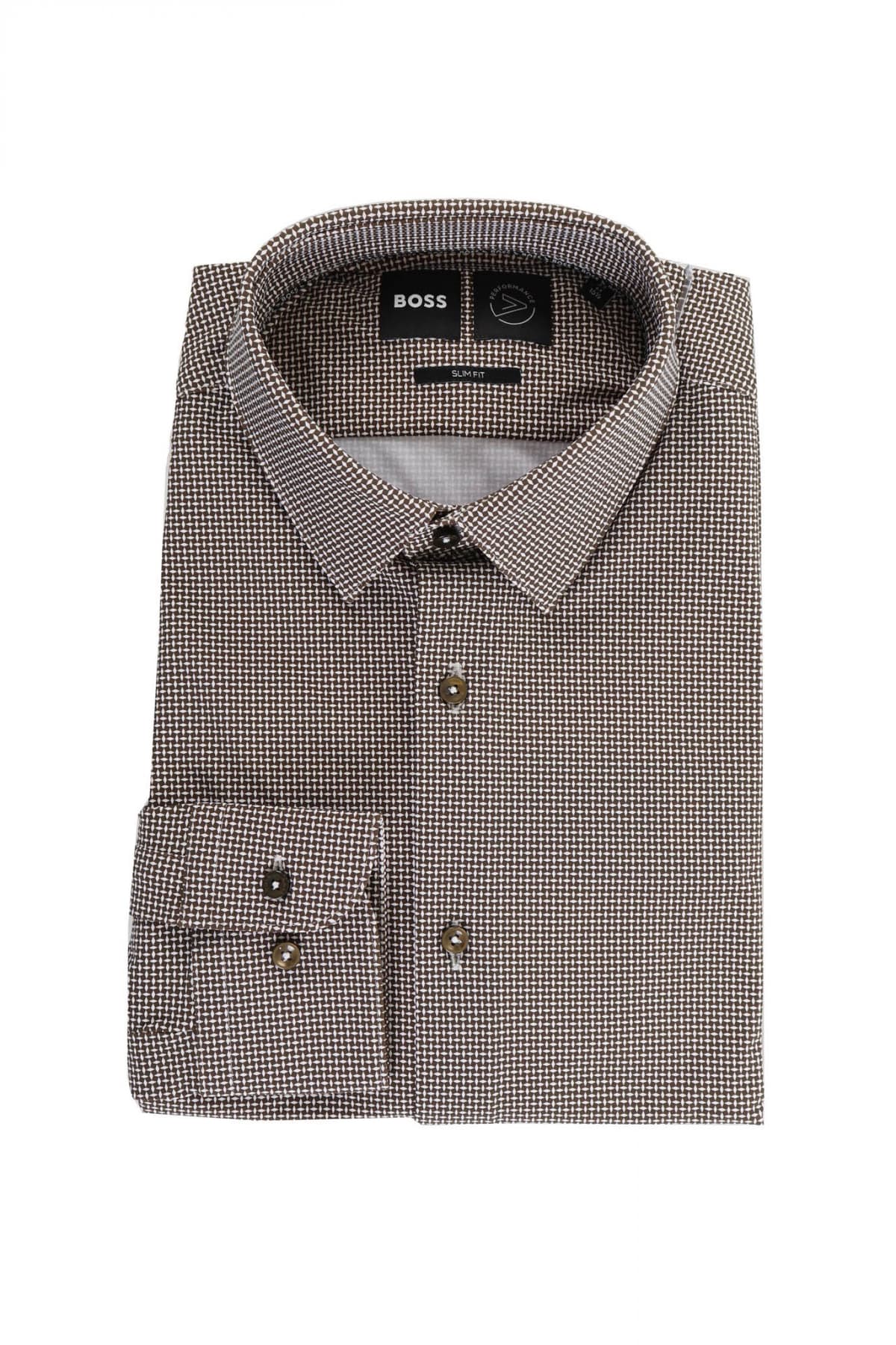 Men's Shirts Boss Brown