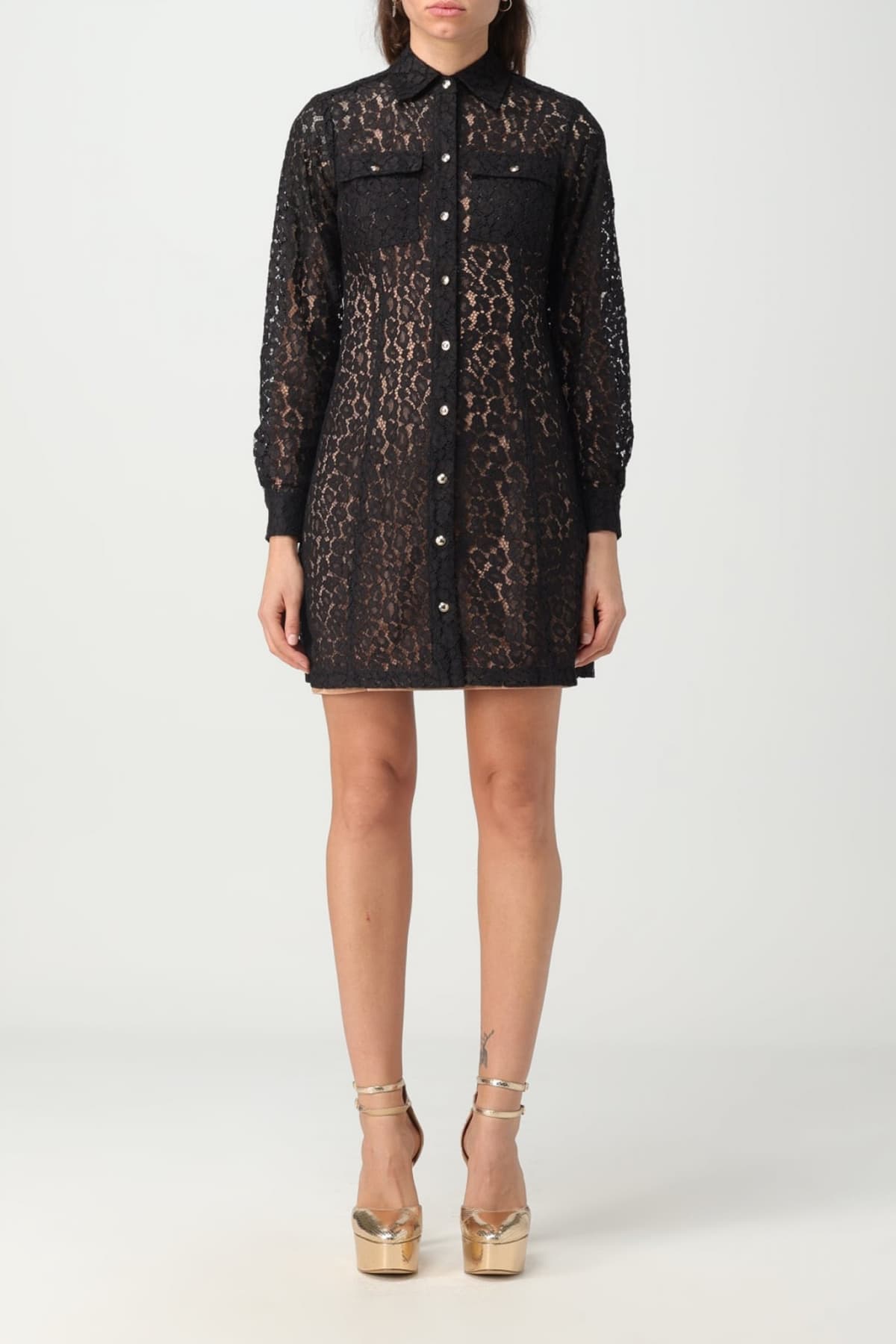 MICHAEL KORS ΦΟΡΕΜΑ MINI ΔΑΝΤΕΛΑ ΜΑΥΡΟ