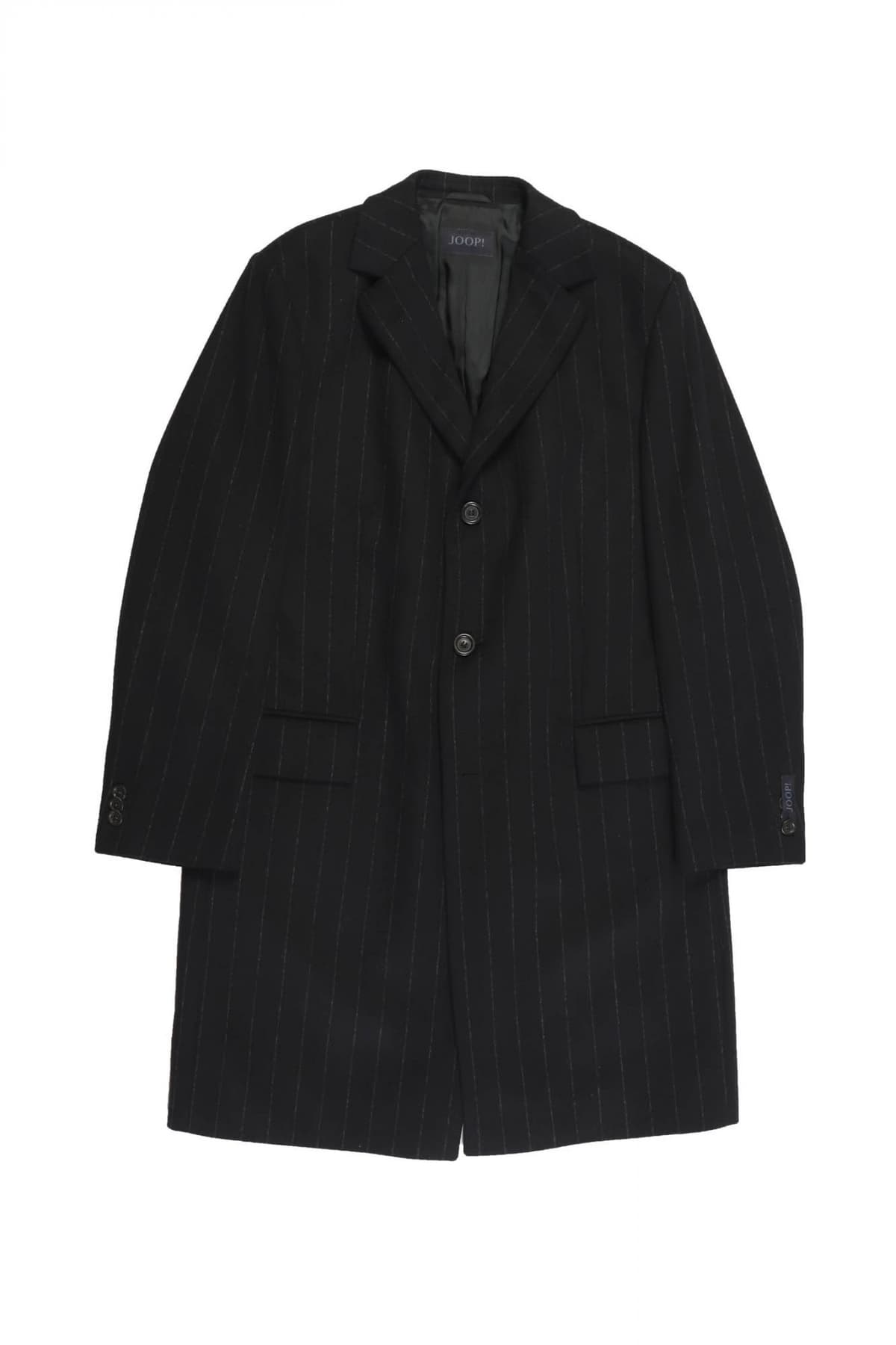 JOOP! ΠΑΛΤΟ MADDOX ΡΙΓΕ ΜΑΥΡΟ