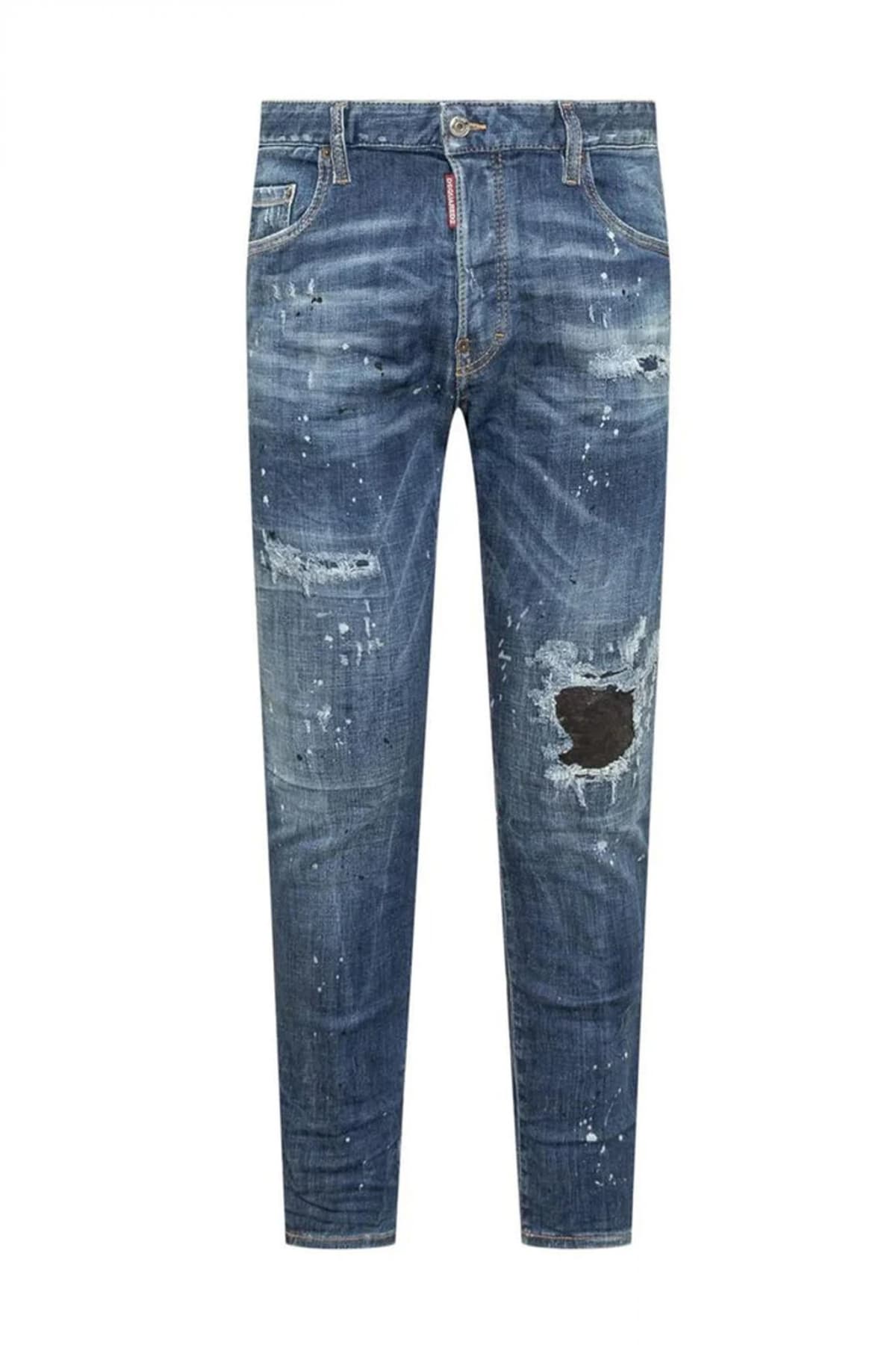 DSQUARED2 ΠΑΝΤΕΛΟΝΙ 5ΤΣΕΠΟ JEANS SKATER ΜΠΛΕ
