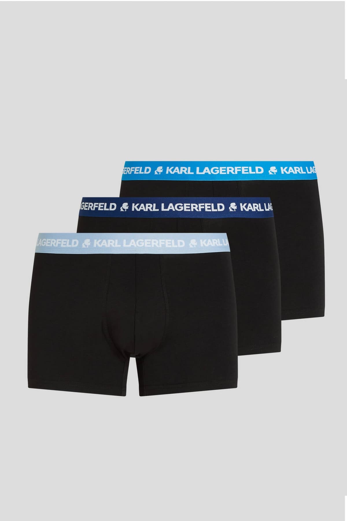 KARL LAGERFELD ΕΣΩΡΟΥΧΑ 3PACK TRUNKS ΜΑΥΡΟ