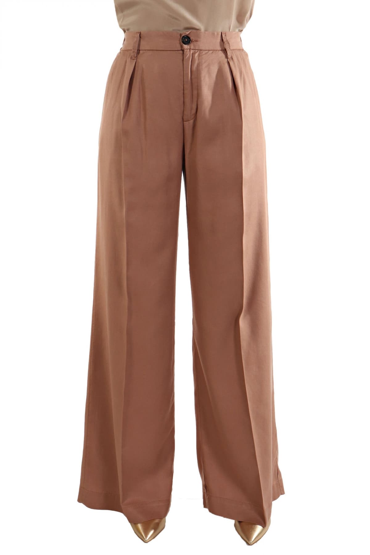Women's Pants Pinko Brown