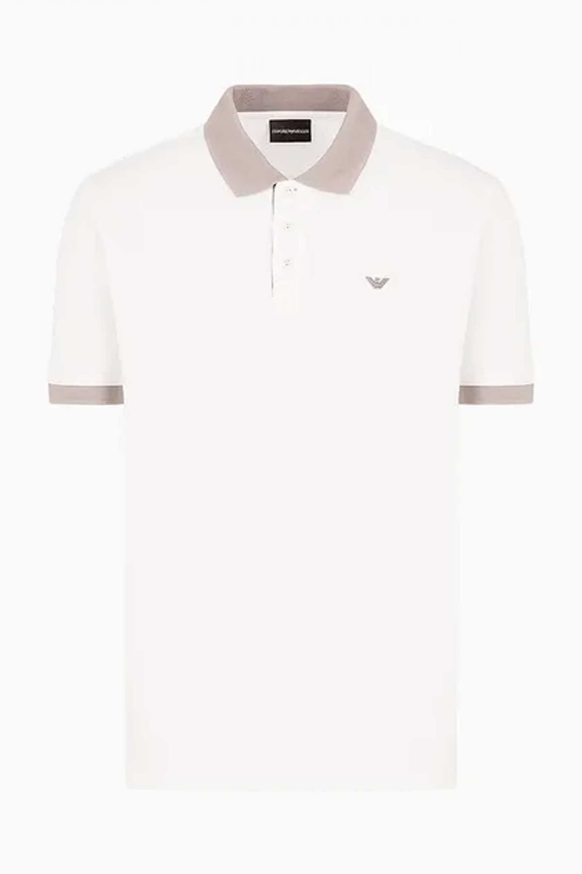 EMPORIO ARMANI POLO LOGO ΜΠΛΕ