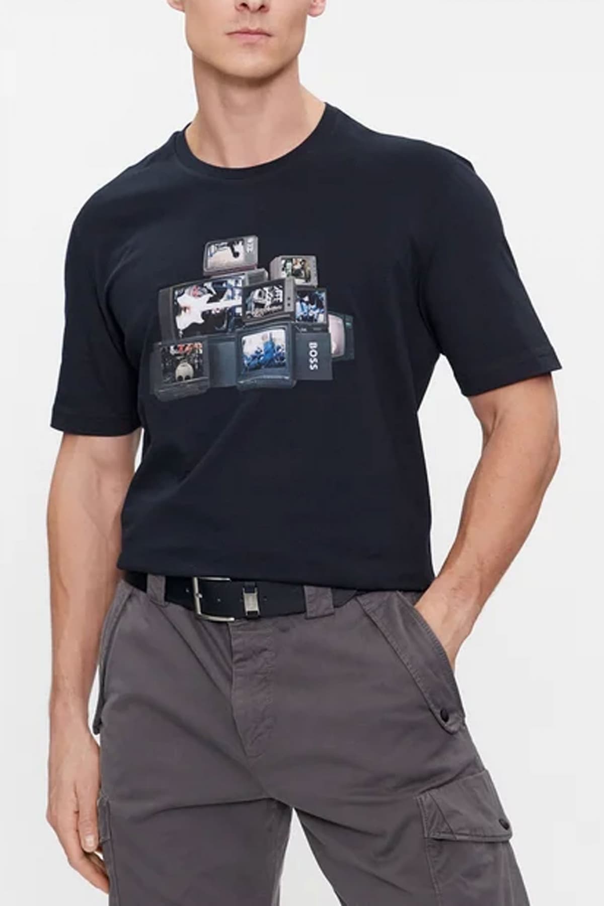 Men's T-Shirts Boss Blue