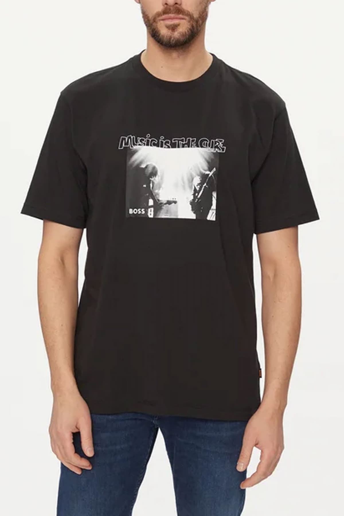 Men's T-Shirts Boss Black