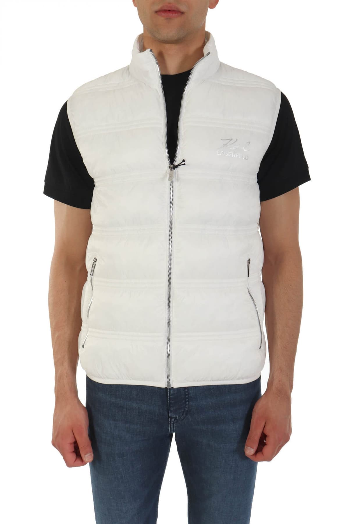 Men's Vests Karl Lagerfeld White