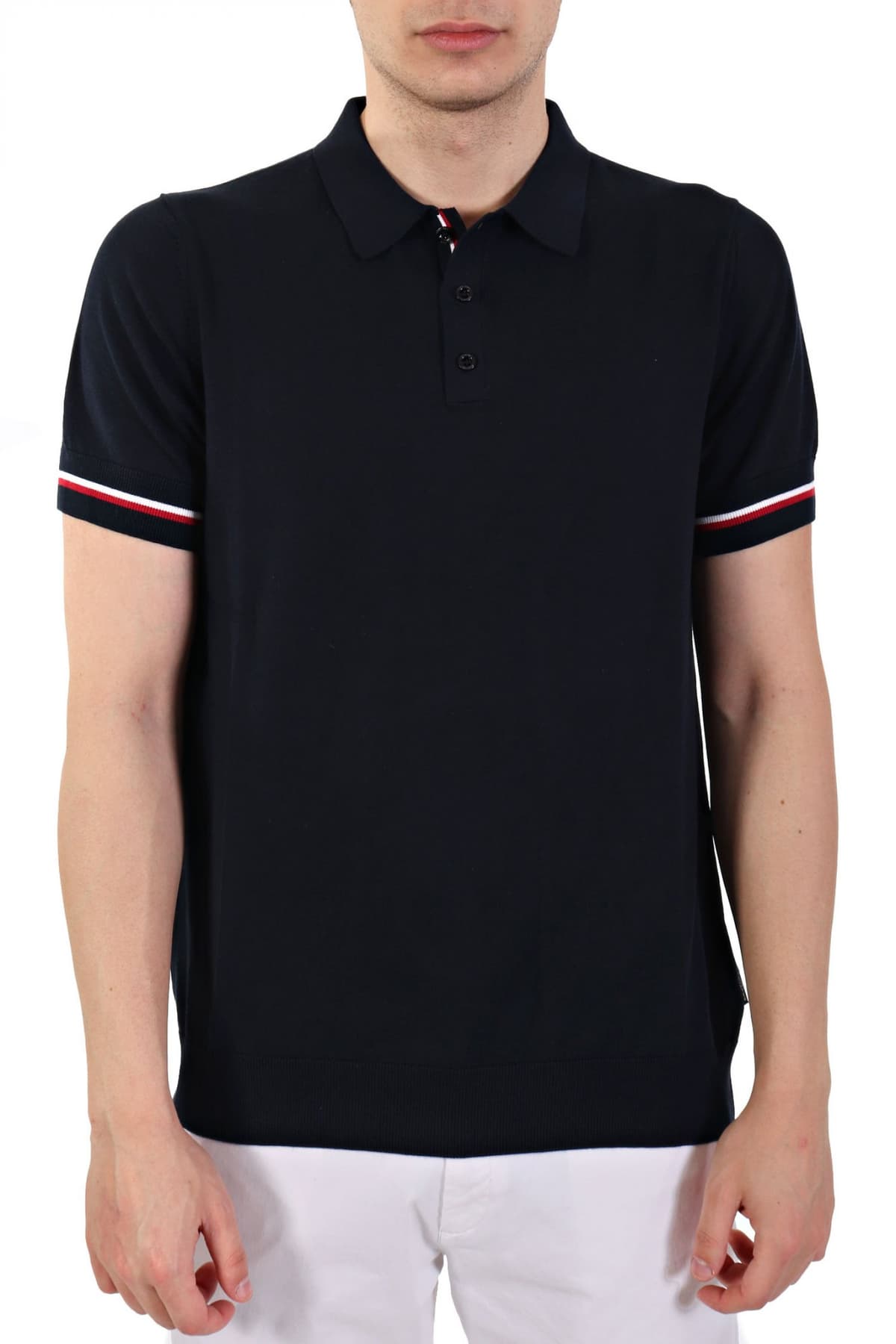 HECHTER POLO KNIT ΜΠΛΕ ΣΚΟΥΡΟ