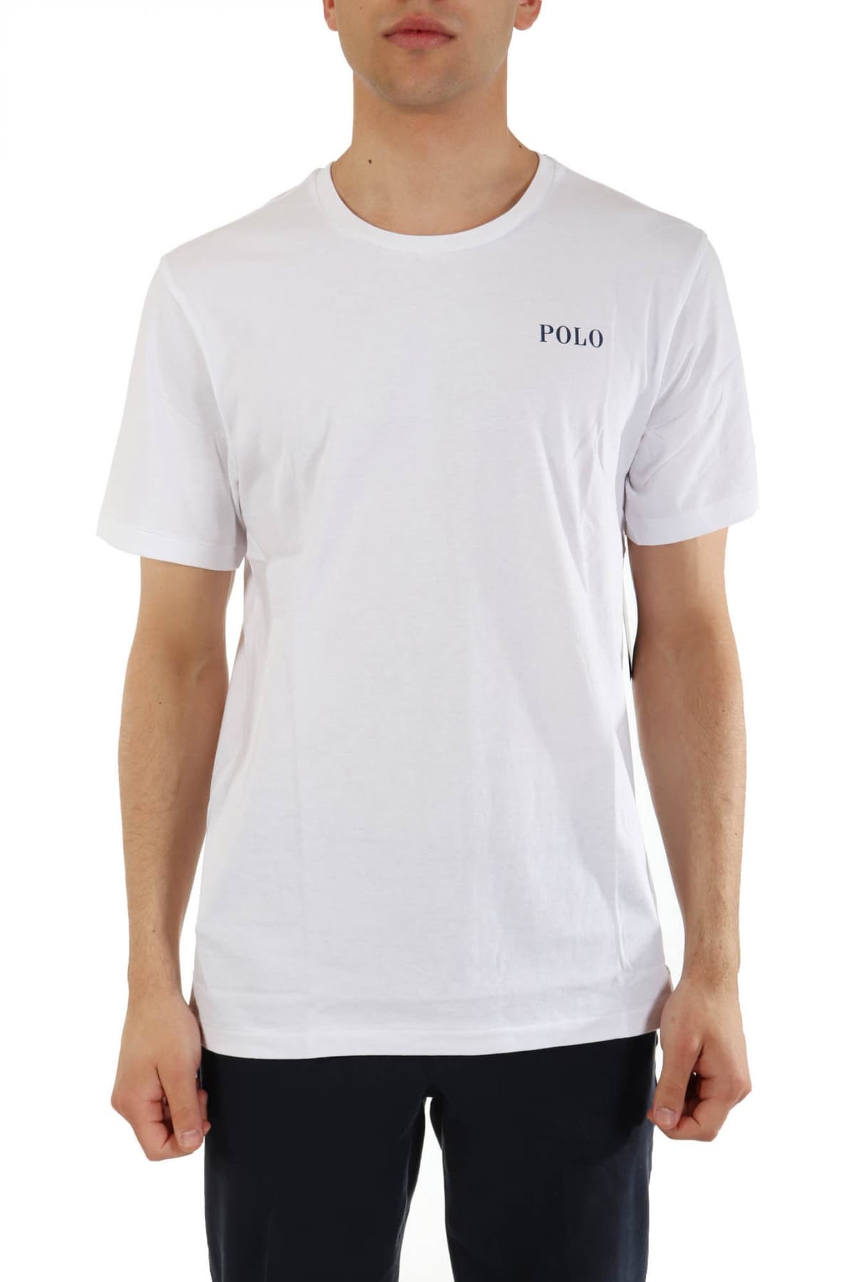 RALPH LAUREN T-SHIRT UNDERWEAR LOGO ΛΕΥΚΟ