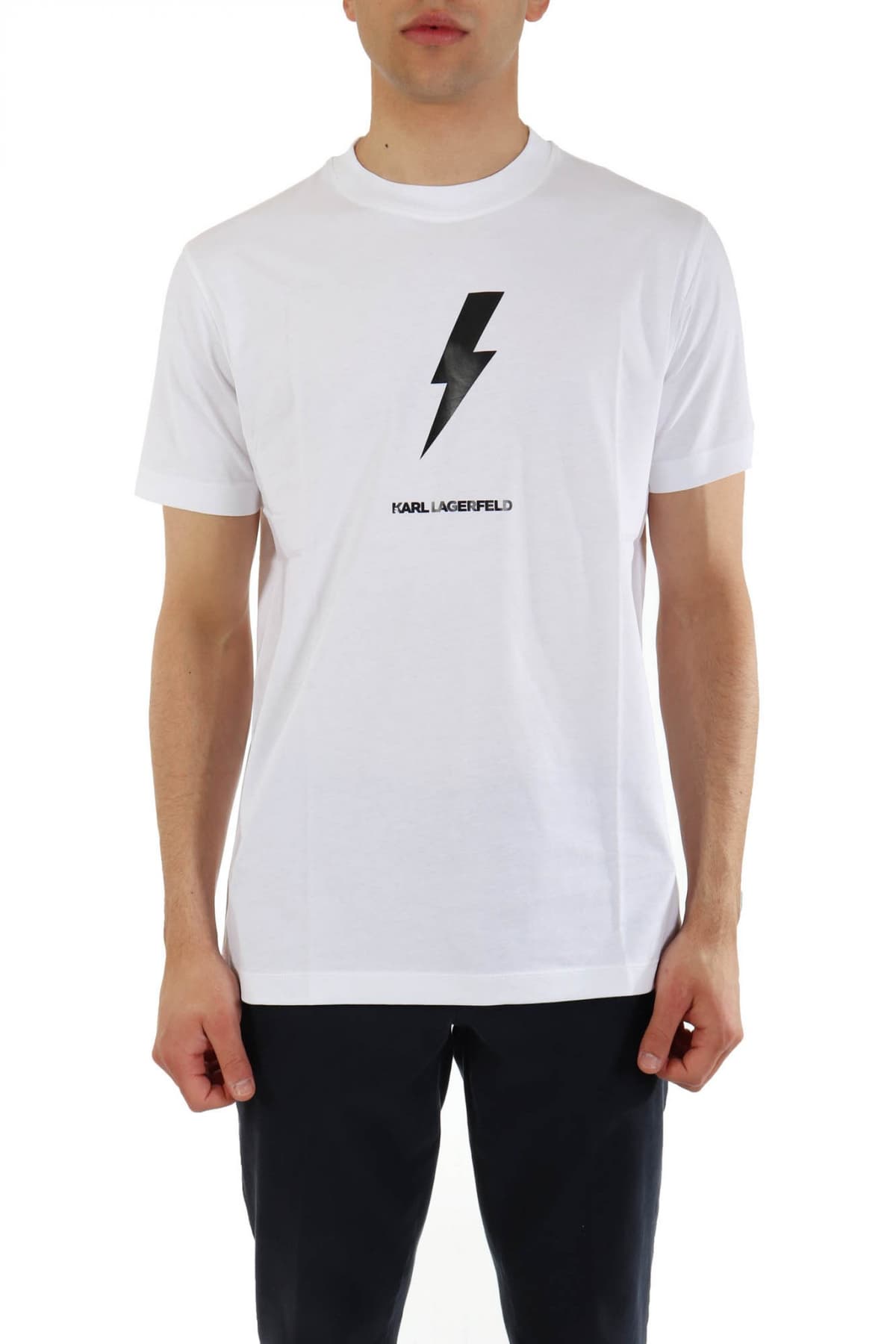 Men's T-Shirts Karl Lagerfeld White