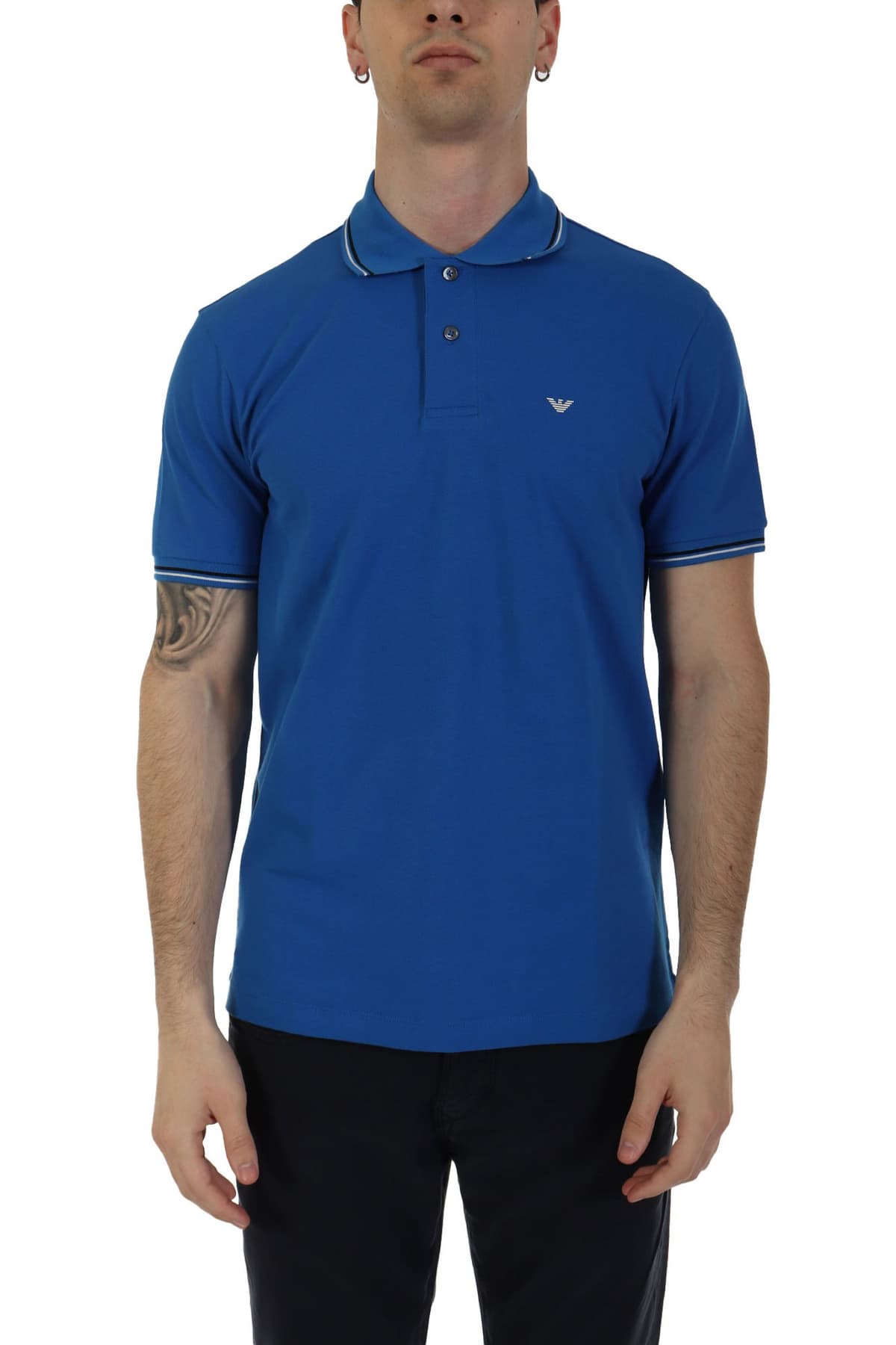 Men's Polo Shirts Emporio Armani Blue