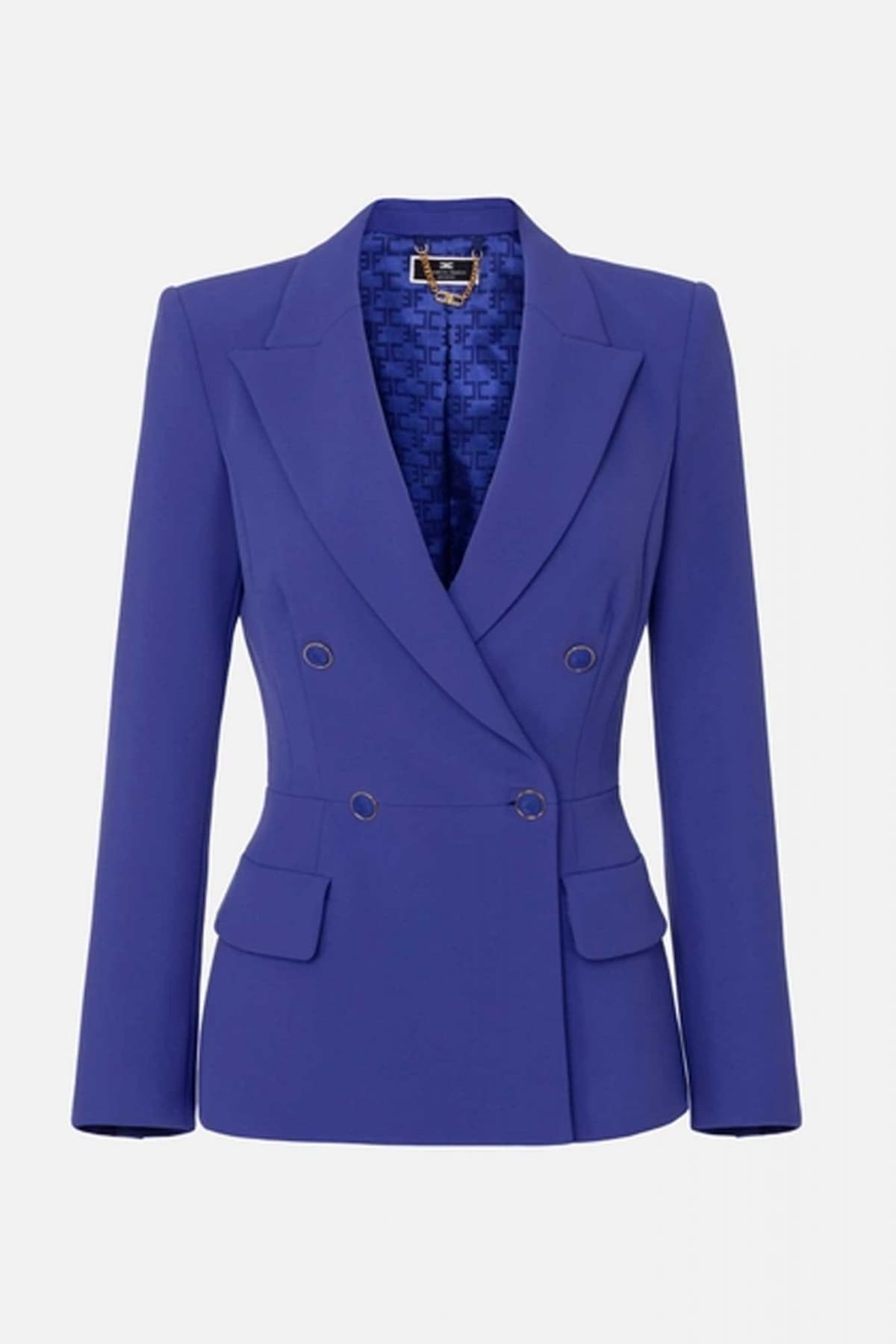 ELISABETTA FRANCHI ESSENTIALS ΣΑΚΑΚΙ ΣΤΑΥΡΩΤΟ ΜΠΛΕ ΗΛΕΚΤΡΙΚ