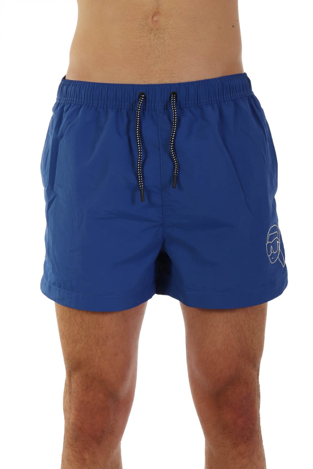 KARL LAGERFELD ΜΑΓΙΩ IKONIK 2.0 SHORT BOARDSHORTS ΡΟΥΑ ΜΠΛΕ