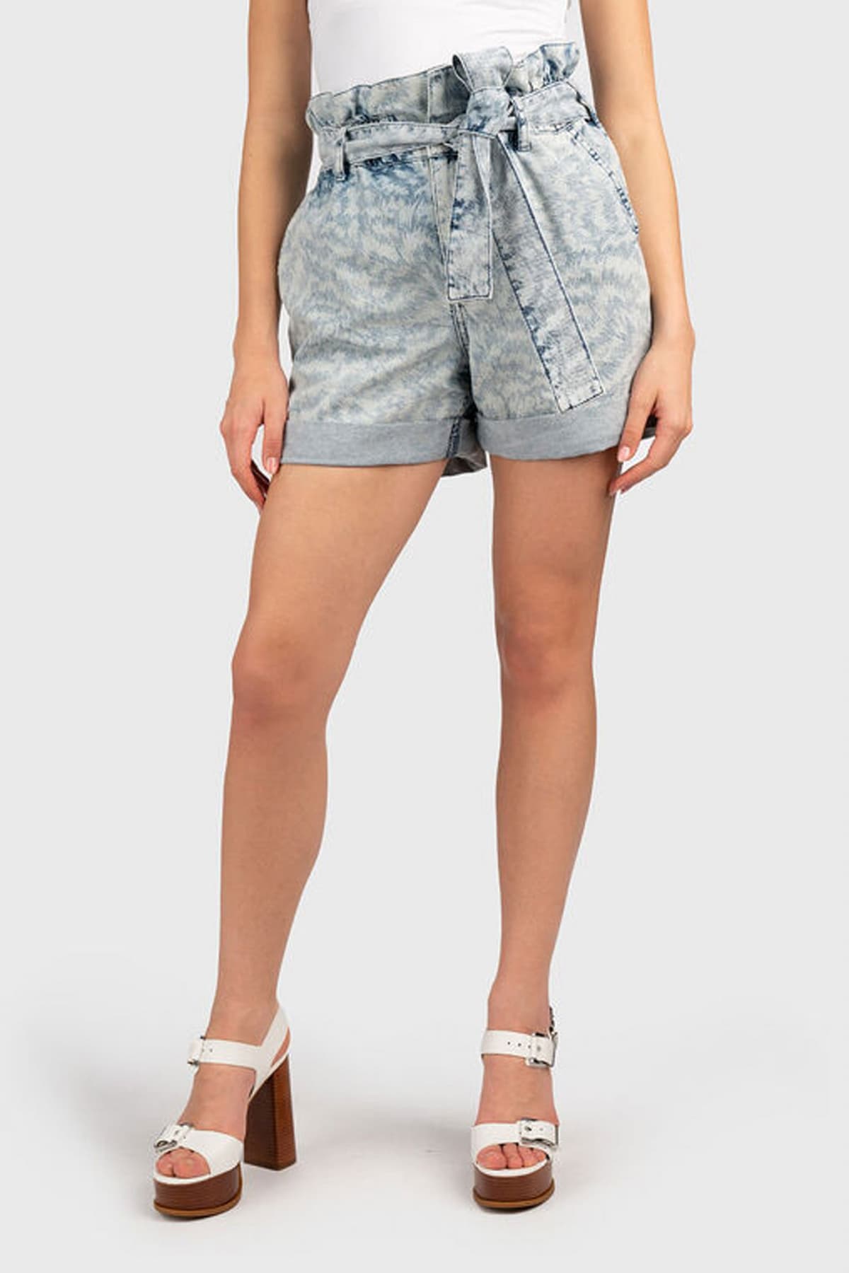 Women's Shorts Karl Lagerfeld Blue