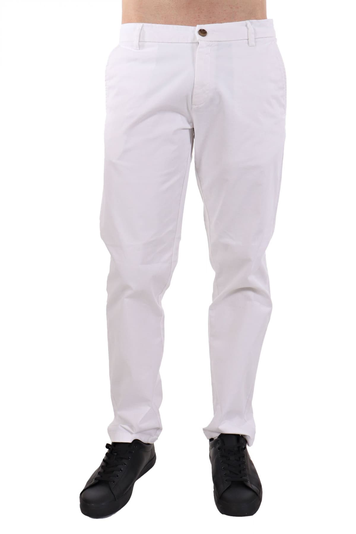HECHTER ΠΑΝΤΕΛΟΝΙ CHINO REGULAR FIT ΜΑΥΡΟ