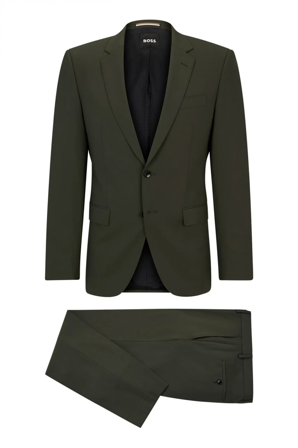 Men's Suits Boss Khaki