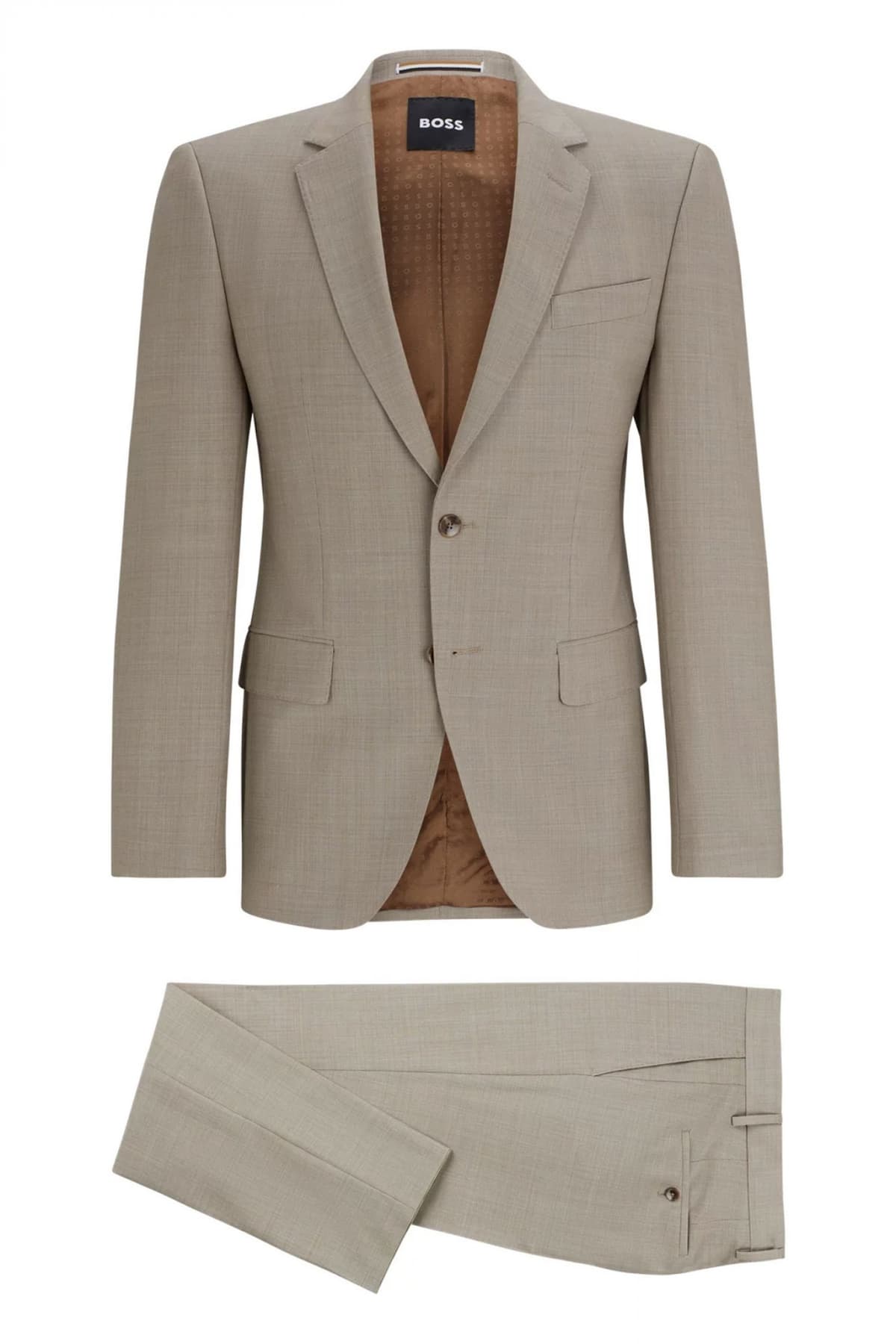 Men's Suits Boss Brown