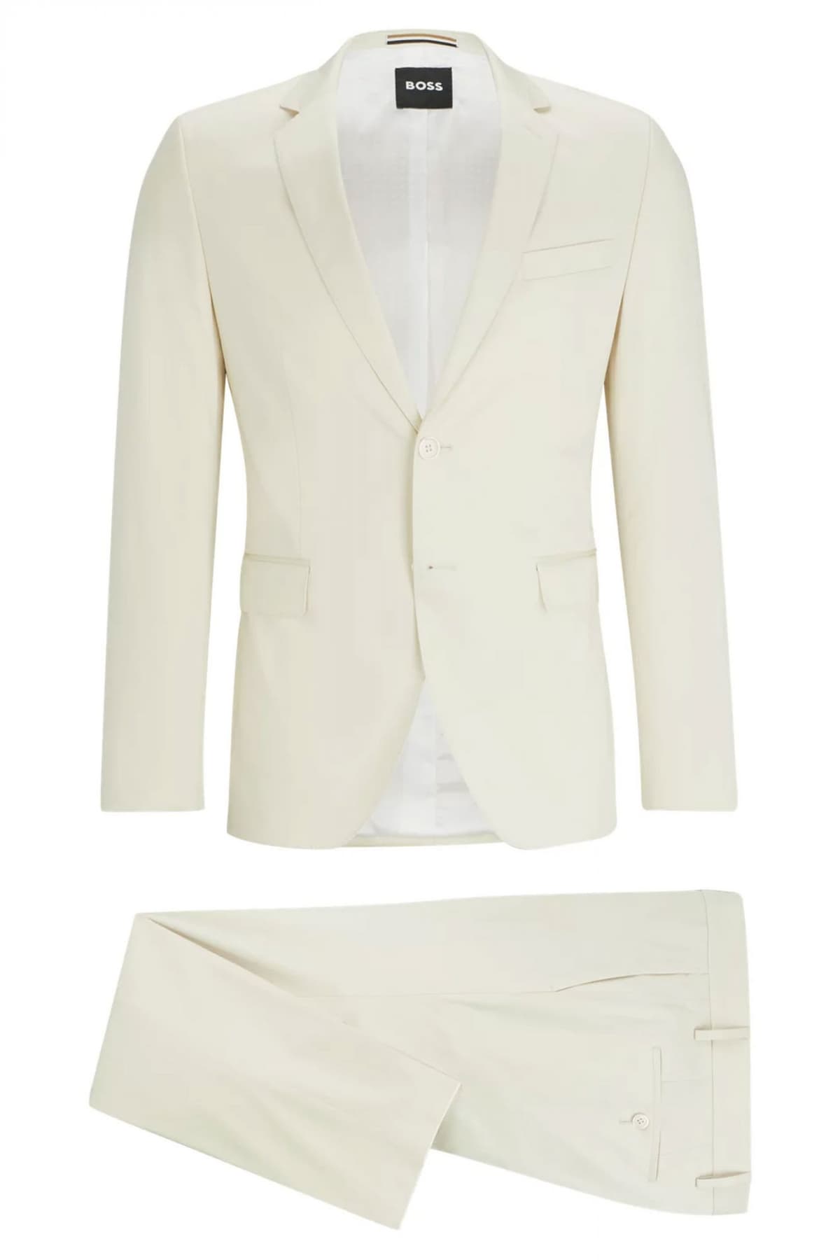 Men's Suits Boss Ecru