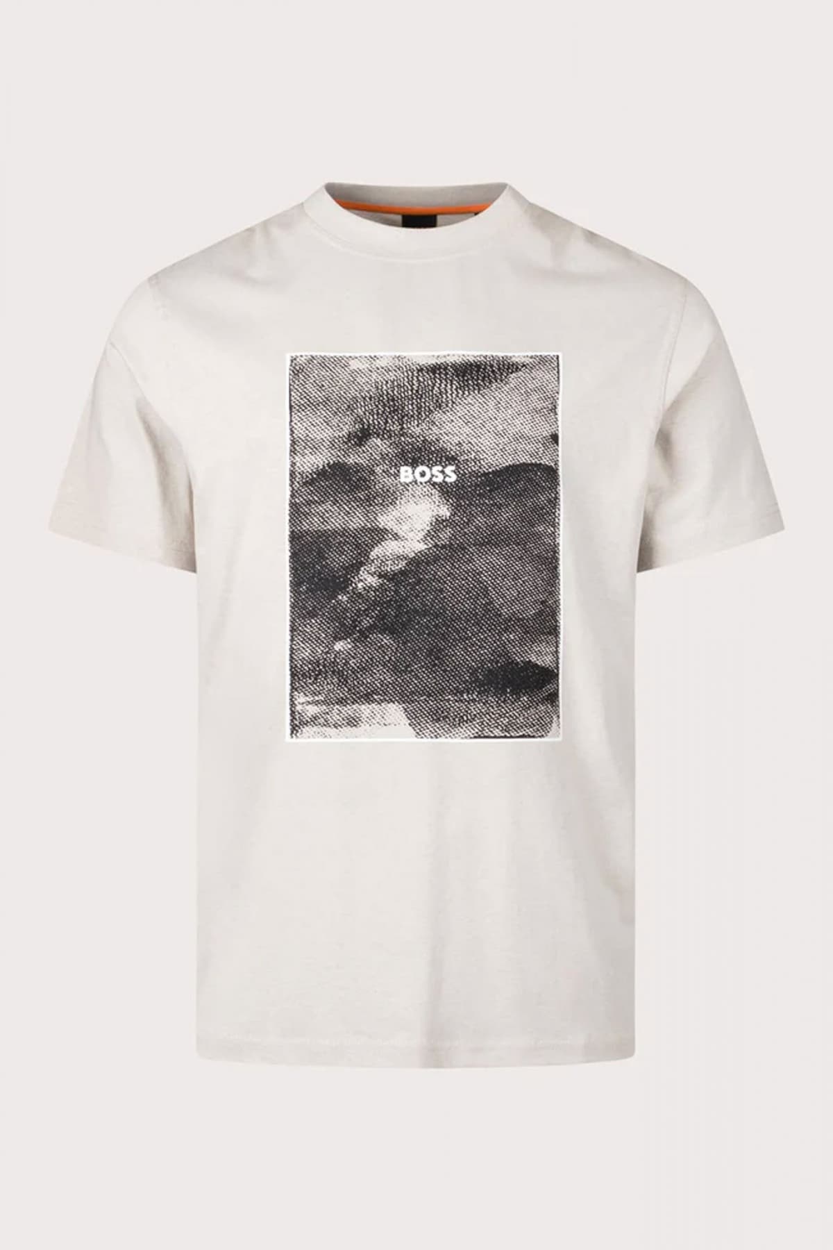 BOSS CASUAL T-SHIRT TE_KALT ΜΠΕΖ