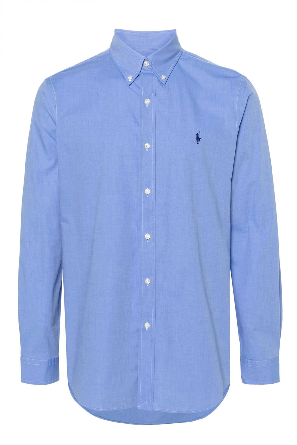 RALPH LAUREN ΠΟΥΚΑΜΙΣΟ BUTTON DOWN CUSTOM FIT ΣΙΕΛ