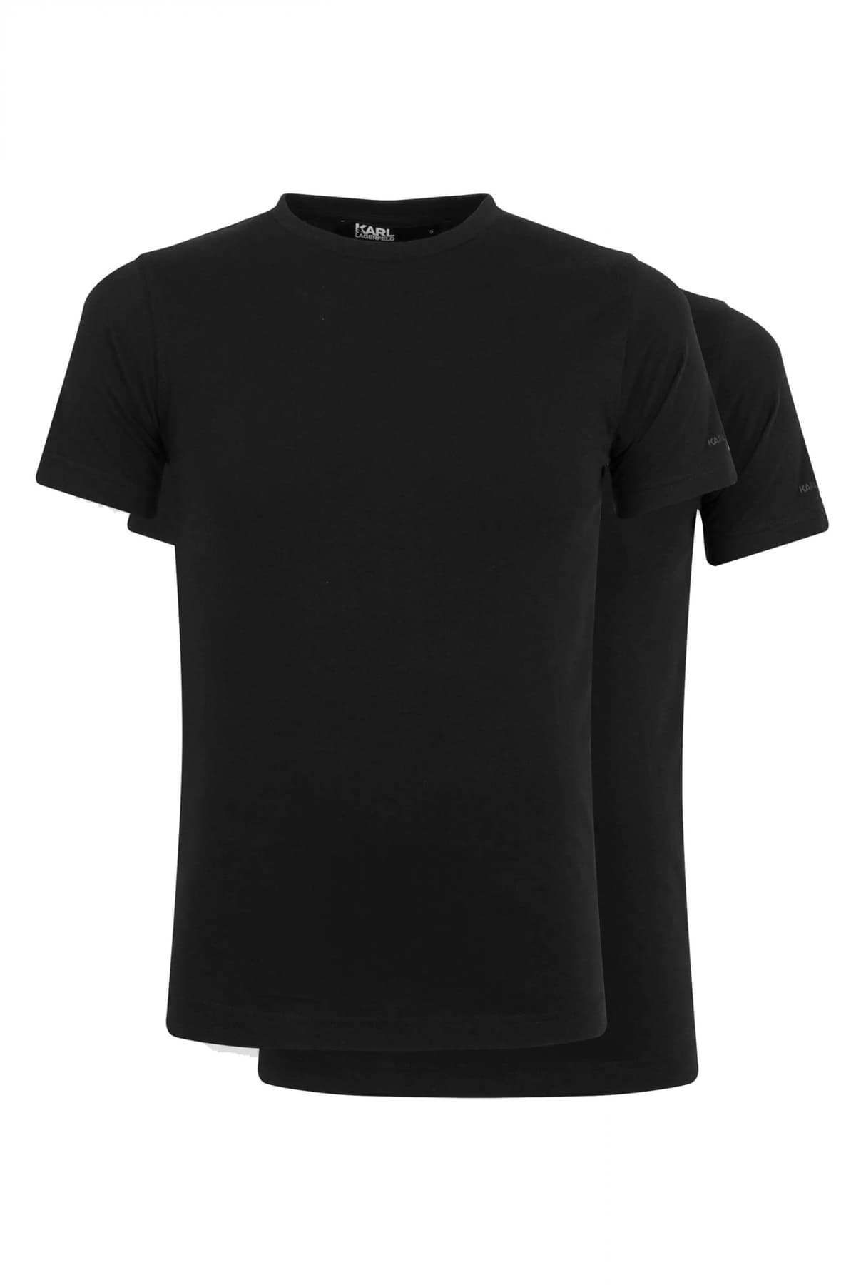 KARL LAGERFELD T-SHIRT 2PACK ΕΣΩΡΟΥΧΟ CREWNECK ΜΑΥΡΟ