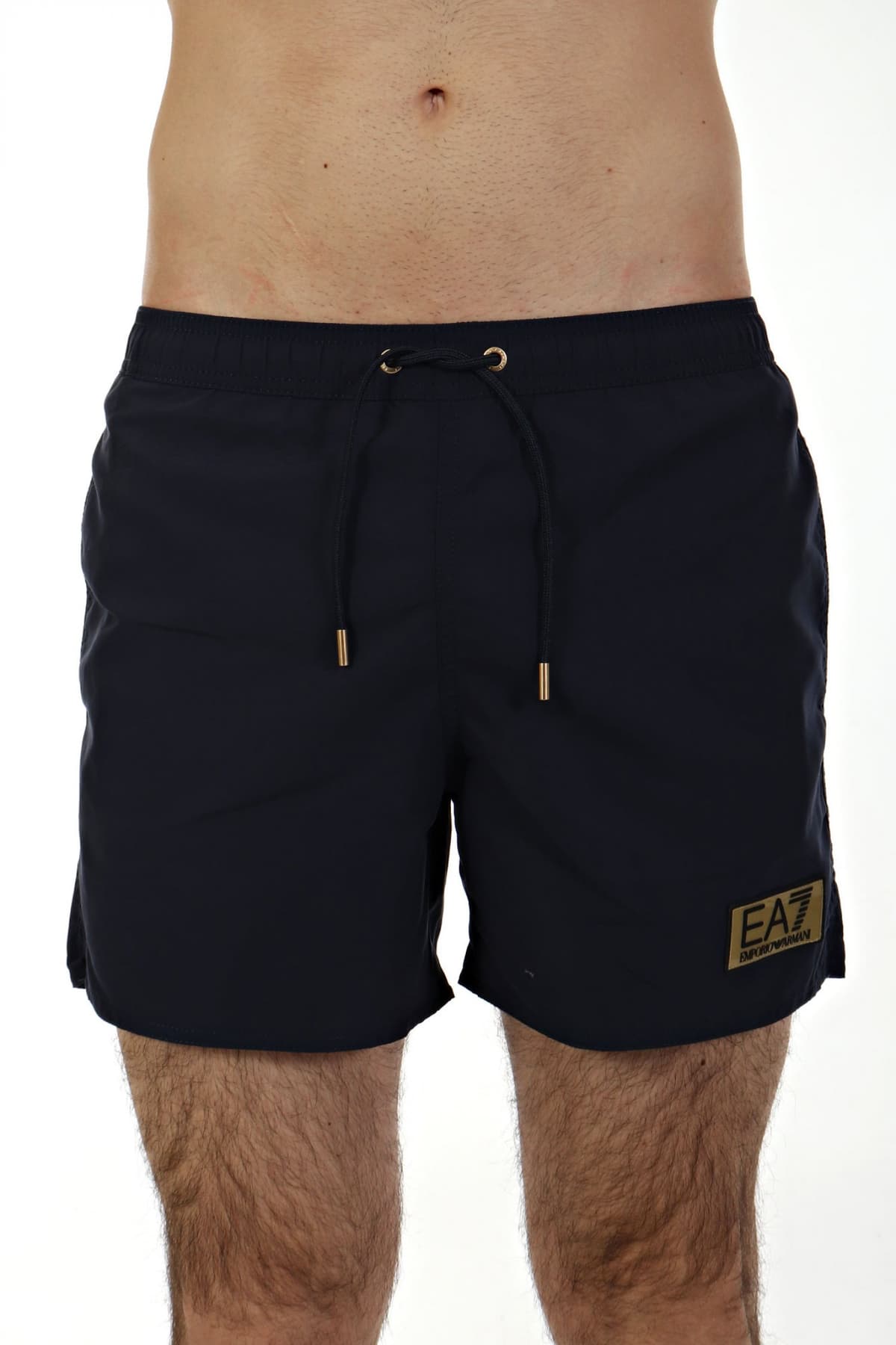 ARMANI 7 ΜΑΓΙΩ SHORTS LOGO ΜΠΛΕ