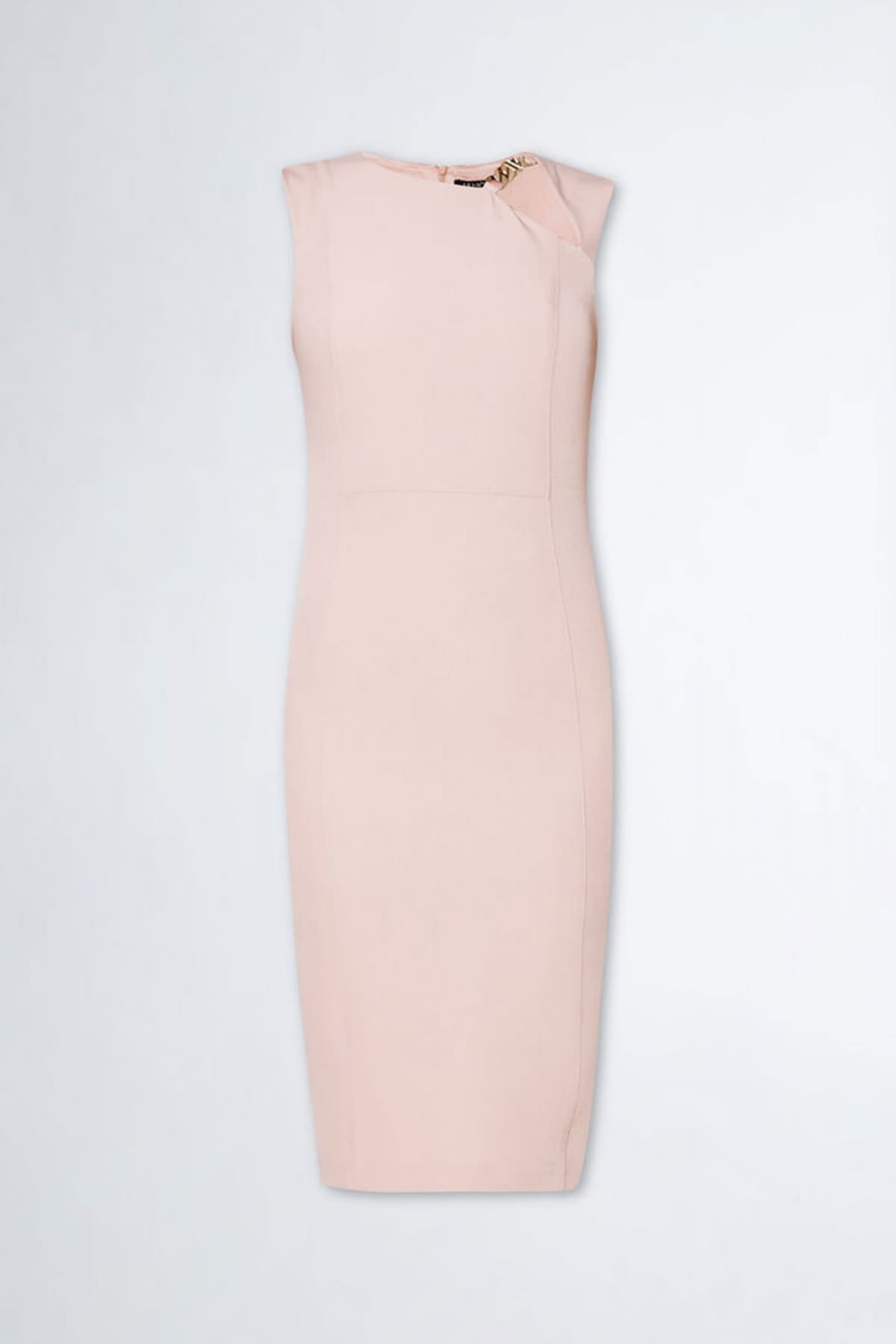 LIU-JO ΦΟΡΕΜΑ MIDI LOGO ΜΕΤΑΛΛΙΚΟ ΣΟΜΟΝ