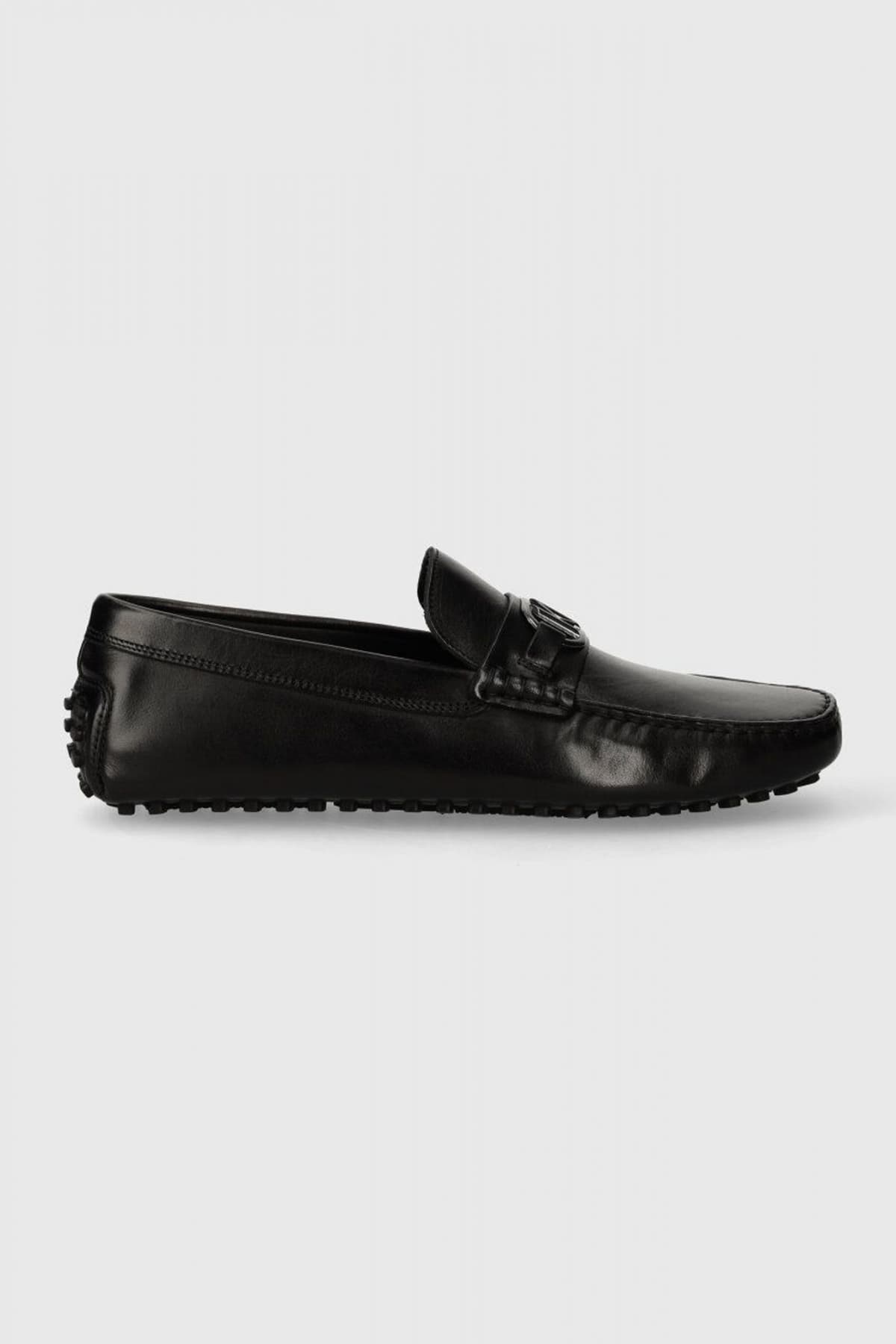 KARL LAGERFELD ΠΑΠΟΥΤΣΙΑ LOAFER BIT LOGO DRIVER ΜΑΥΡΟ