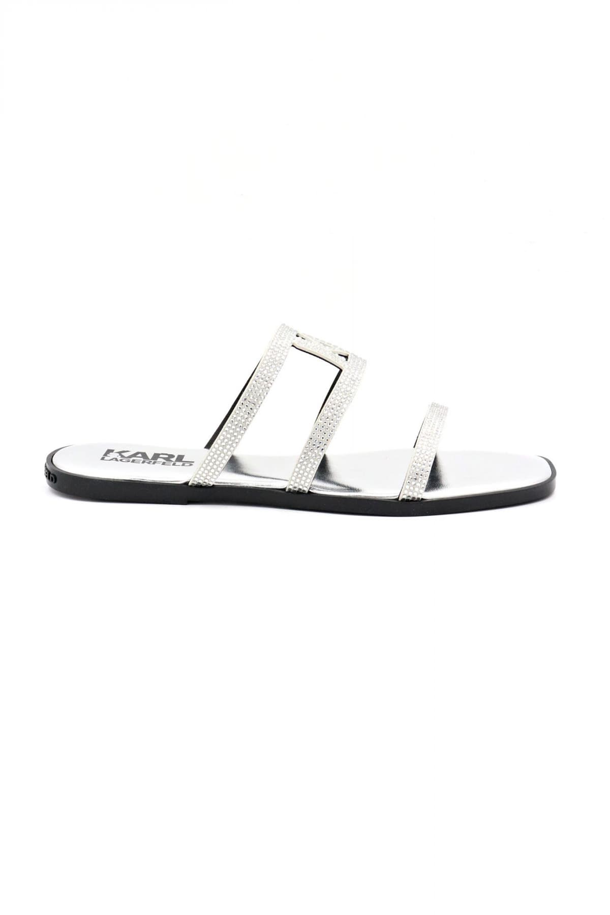 Women's Flip Flops Karl Lagerfeld Silver