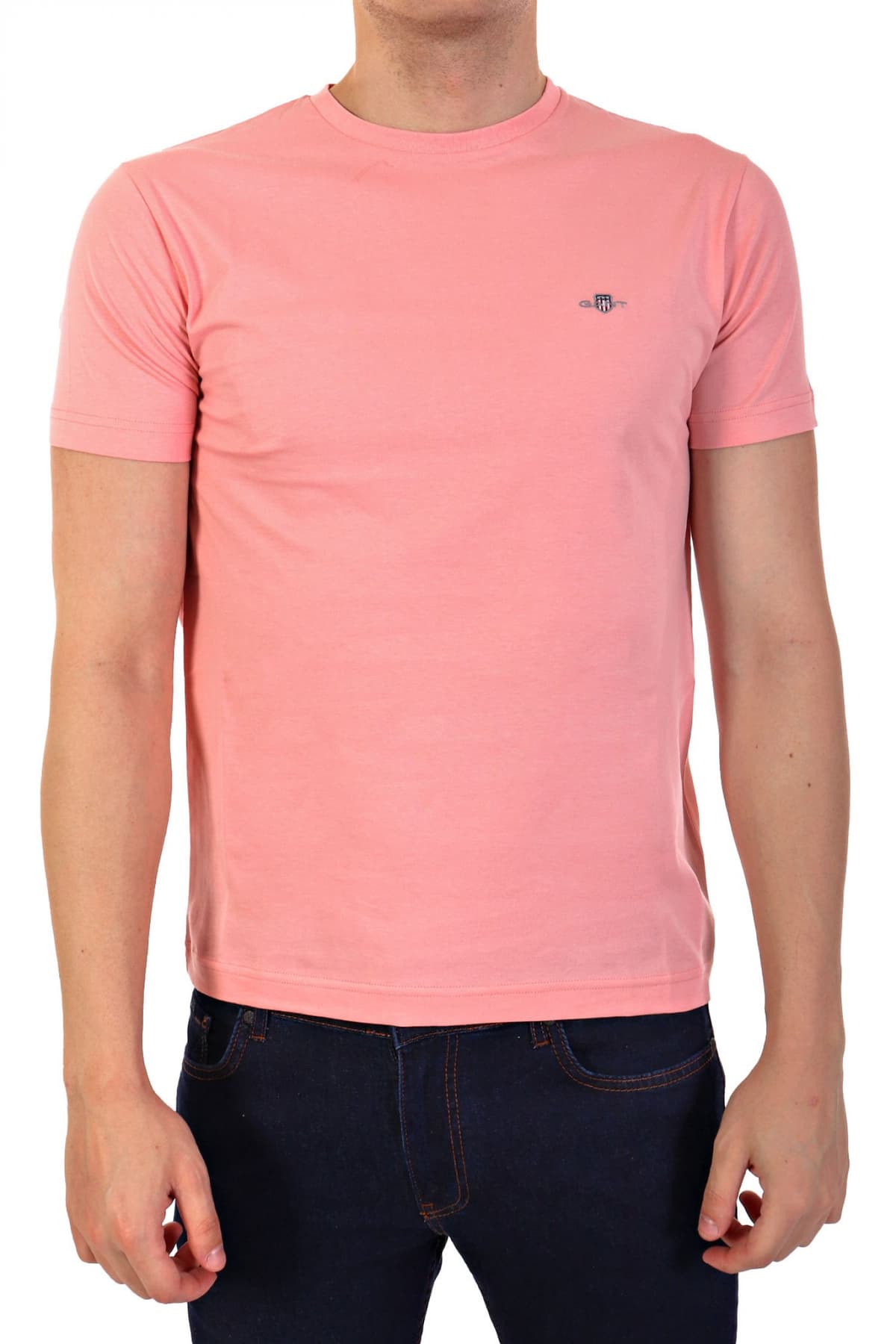GANT T-SHIRT REG SHIELD SS ΡΟΖ