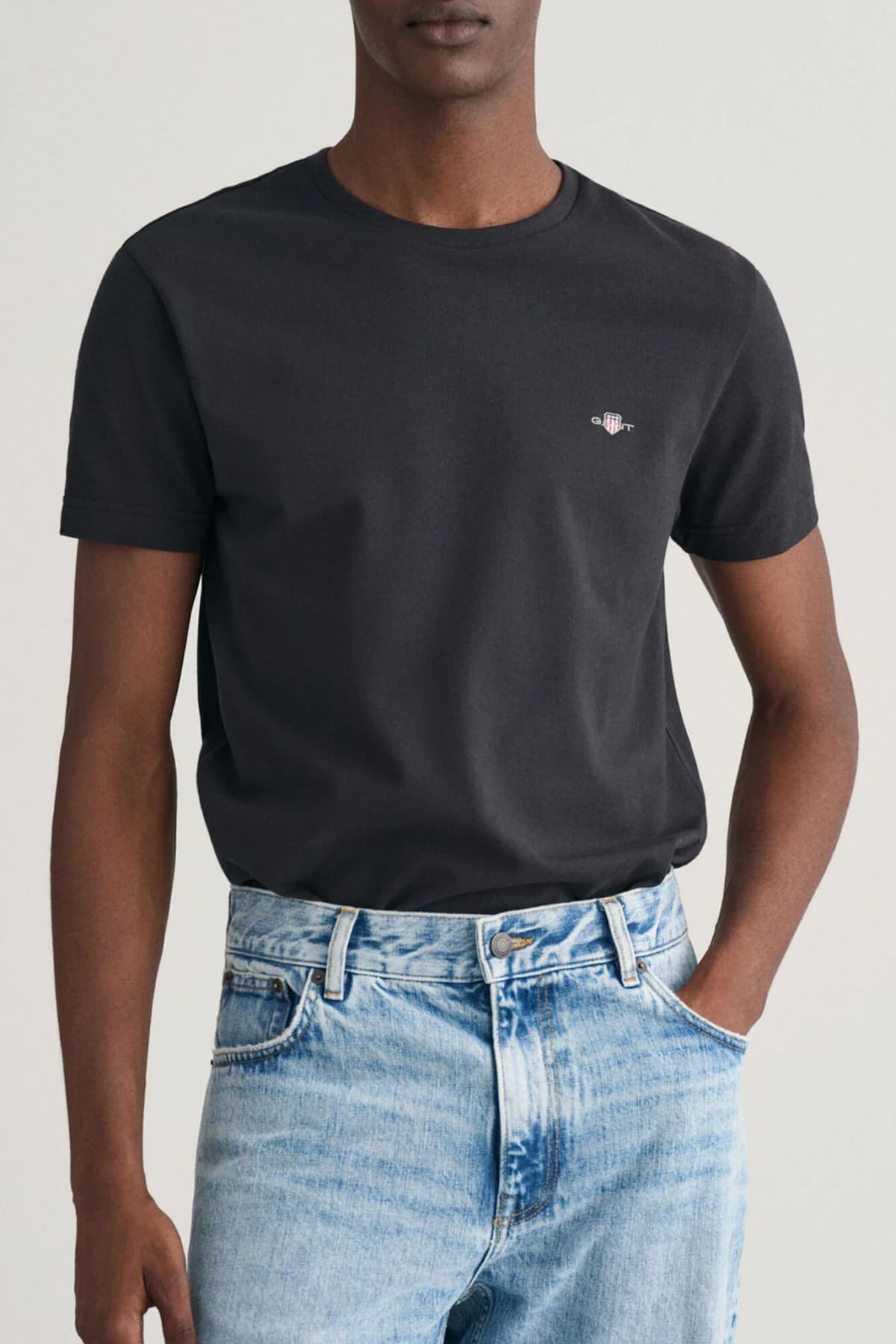 Men's T-Shirts Gant Black