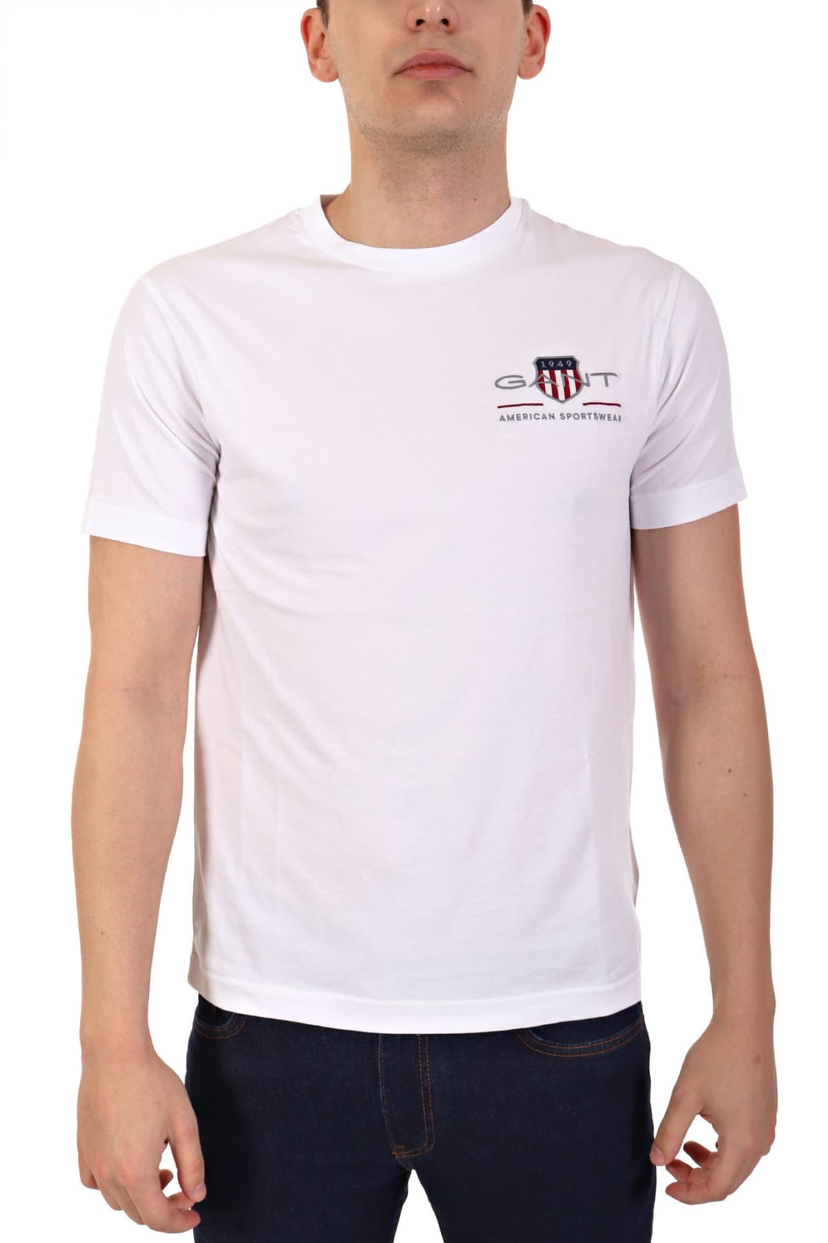 Men's T-Shirts Gant Blue