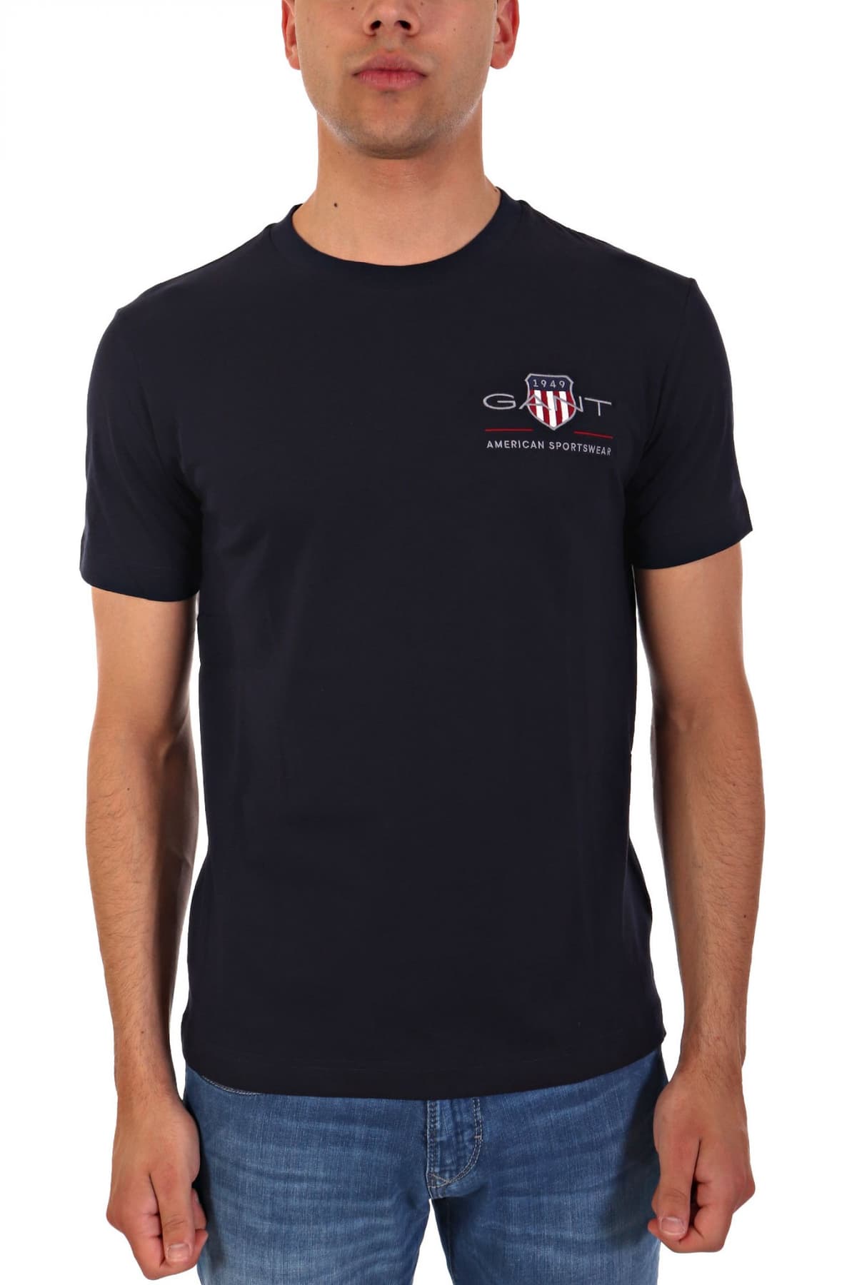 Men's T-Shirts Gant Blue