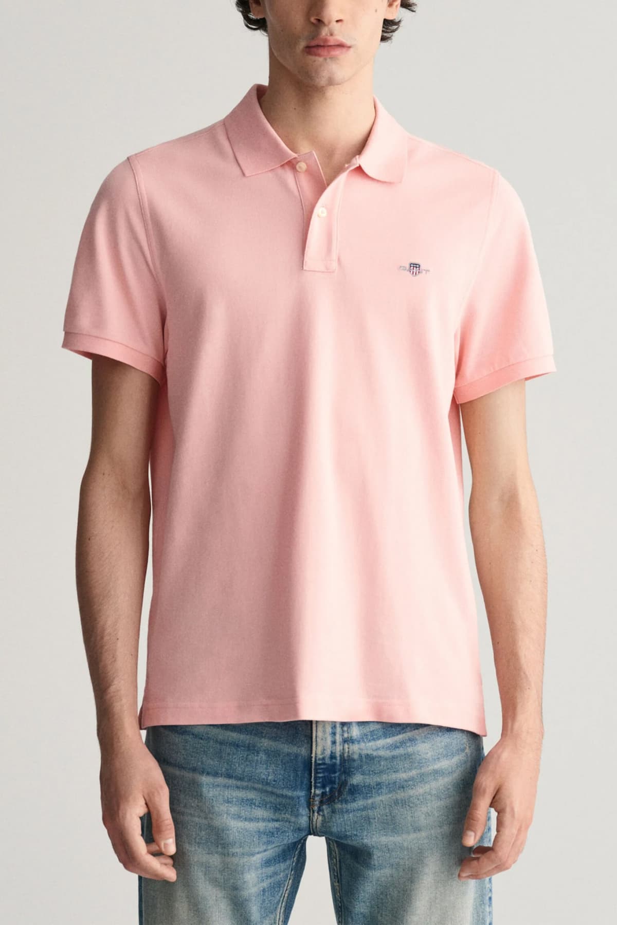 Men's Polo Shirts Gant Pink
