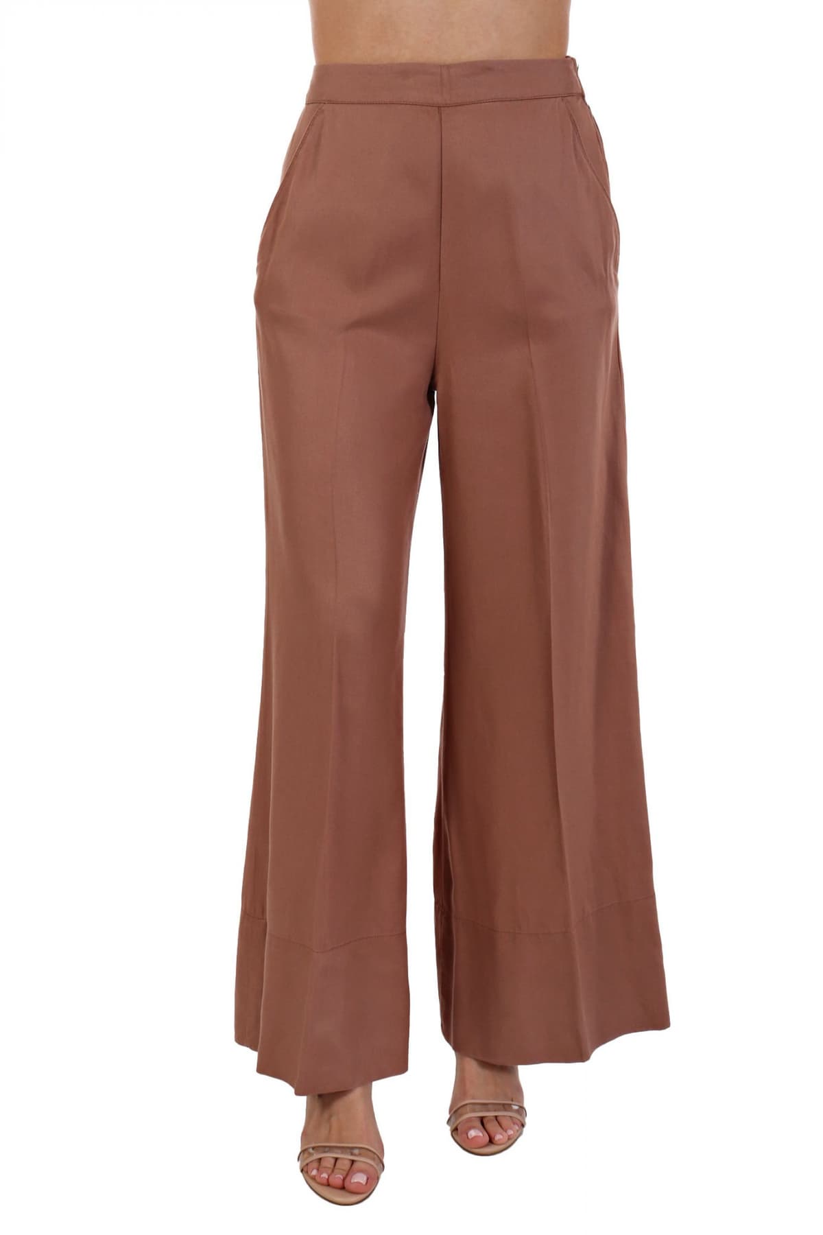 Women's Pants Pinko Brown
