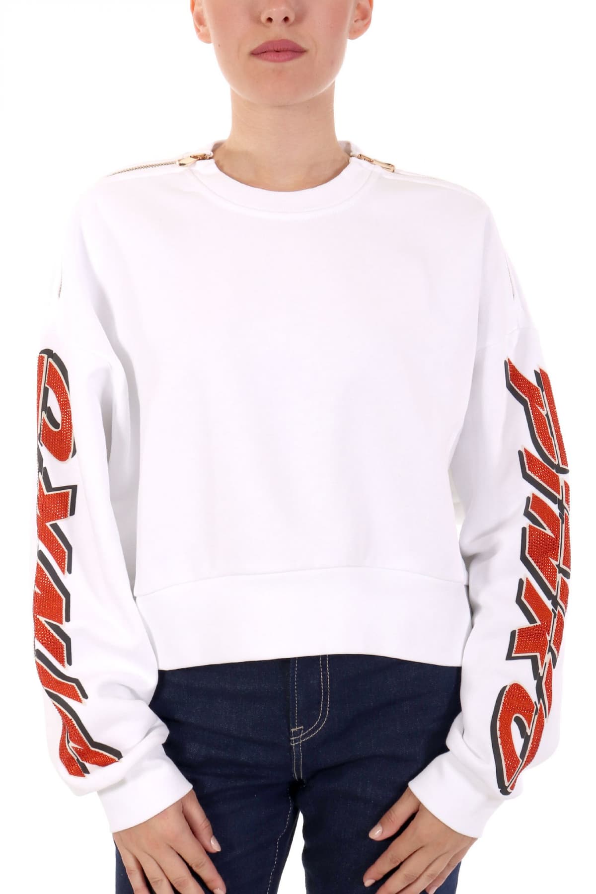 Women's Sweatshirts Pinko White