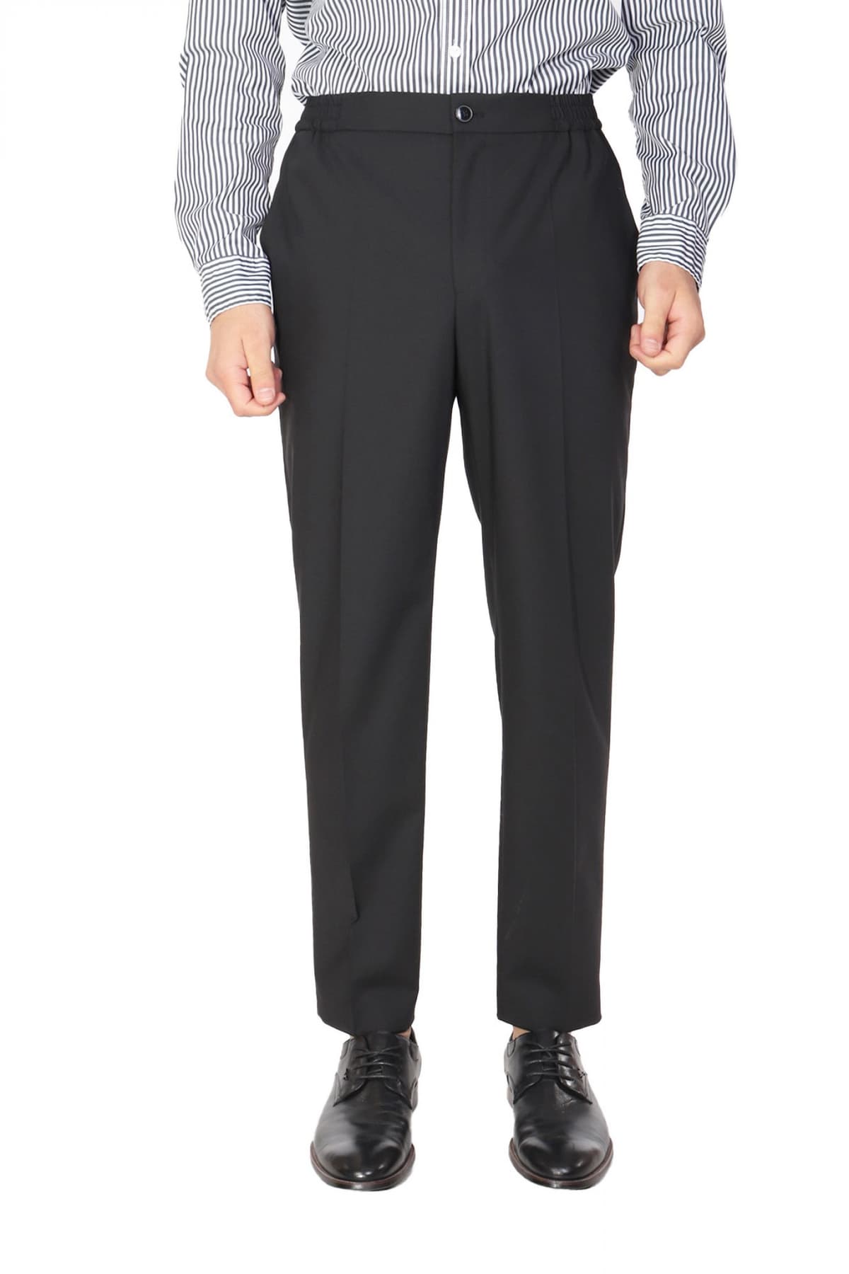 BOSS ΠΑΝΤΕΛΟΝΙ CHINO ΜΙΚΡΟΣΧΕΔΙΟ REGULAR TAPERED K-KANE-IDS-TU ΜΠΛΕ